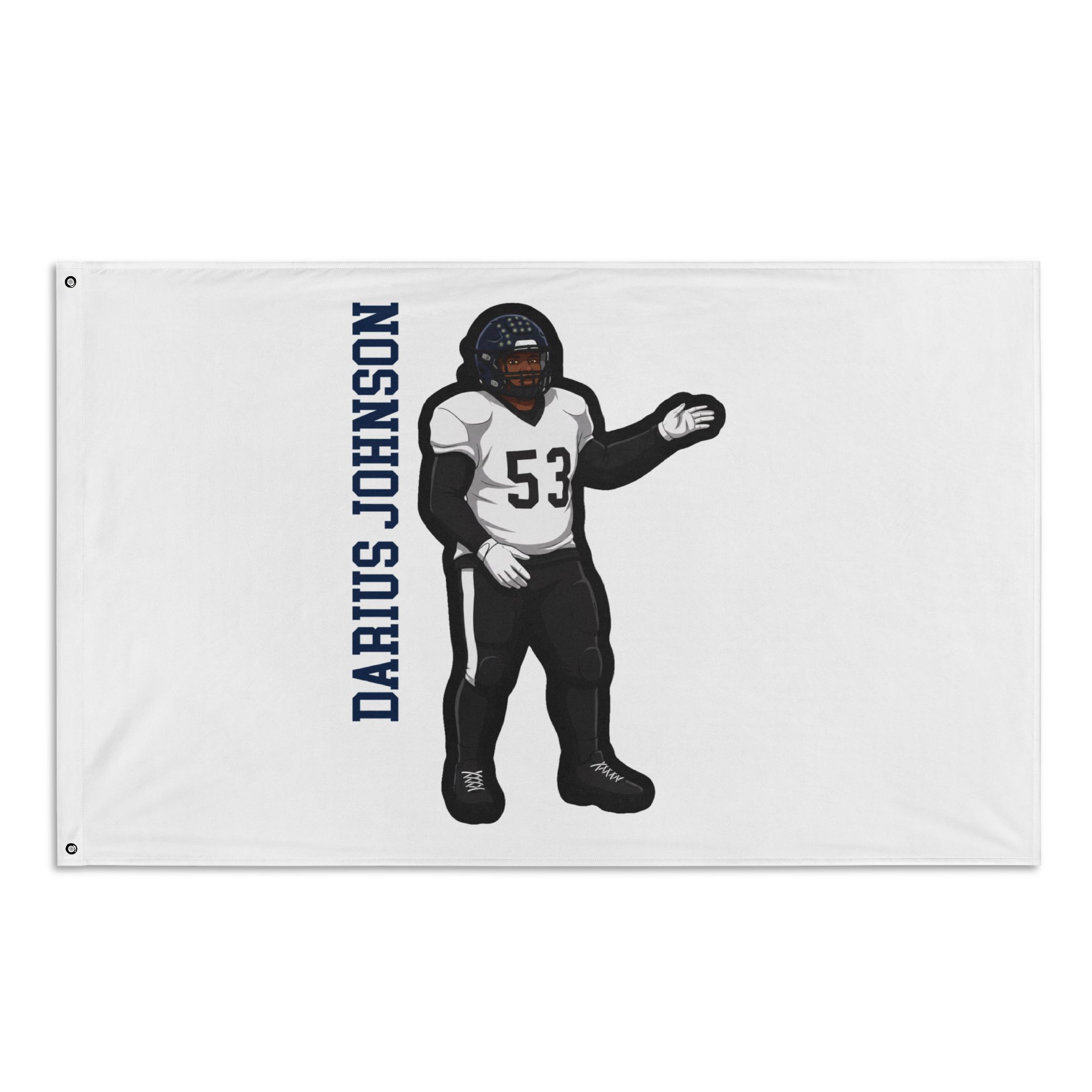 Flag (35 × 56 in) — character_name_vertical in Classic