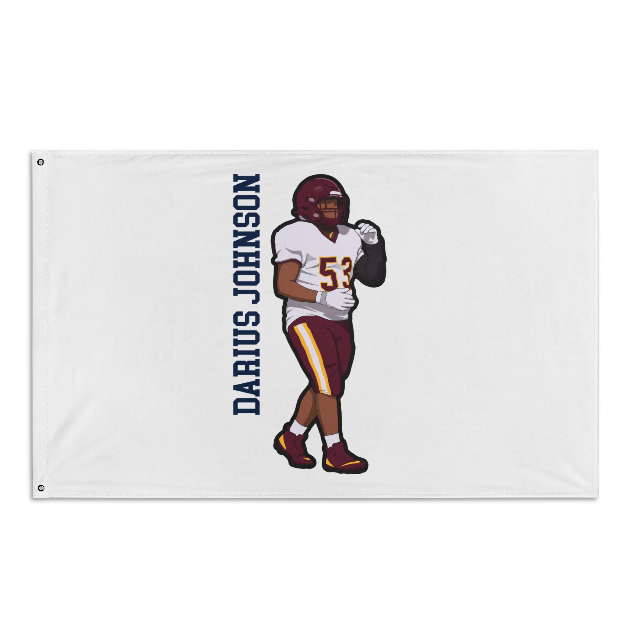 Flag (35 × 56 in) — character_name_vertical in Classic
