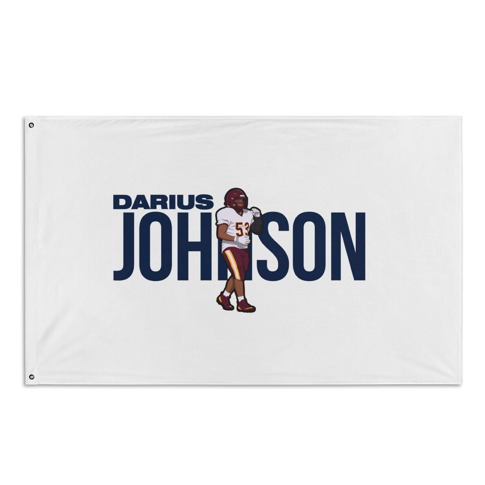 Flag (35 × 56 in) — character_player_name in Classic