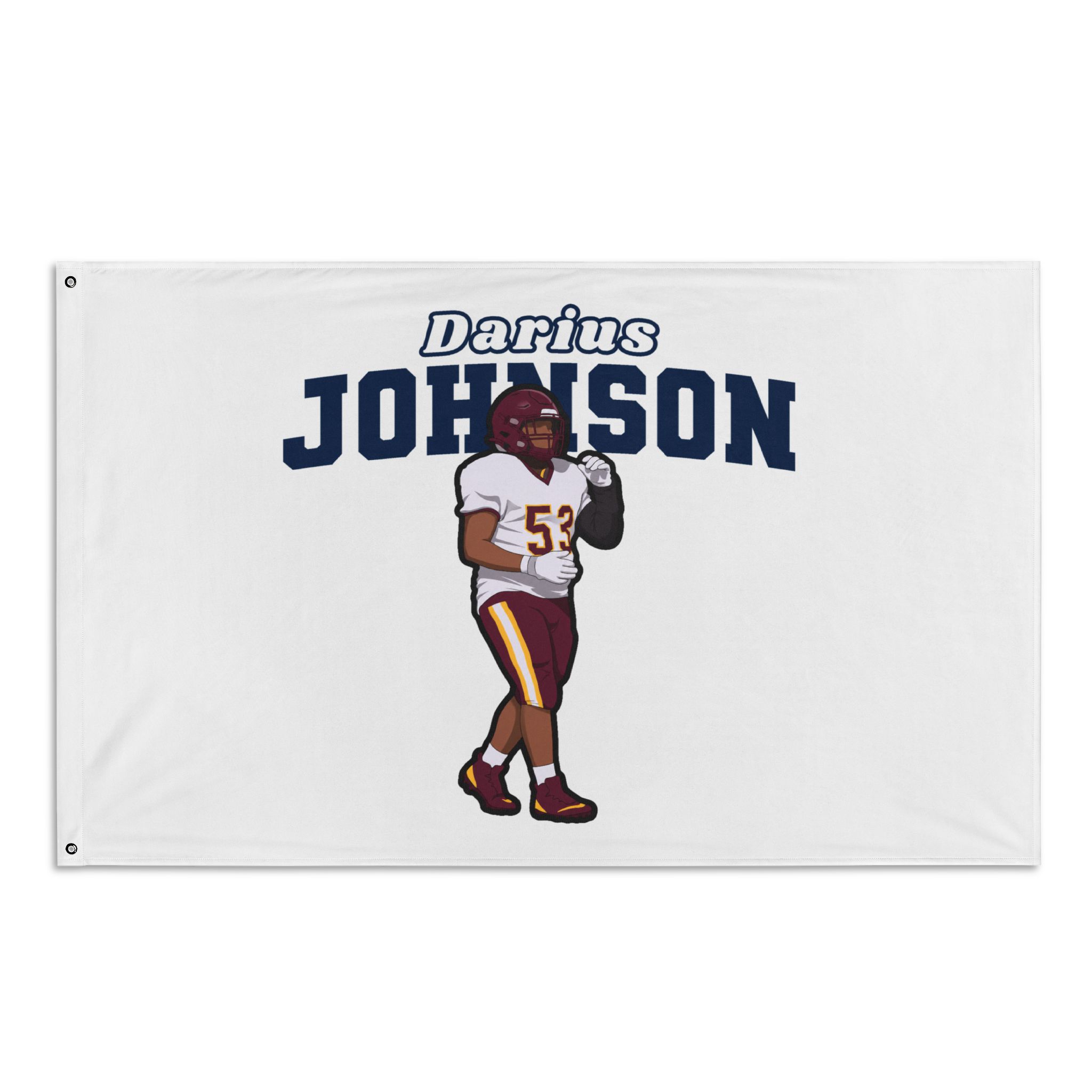 Flag (35 × 56 in) — character_name_arch in Classic
