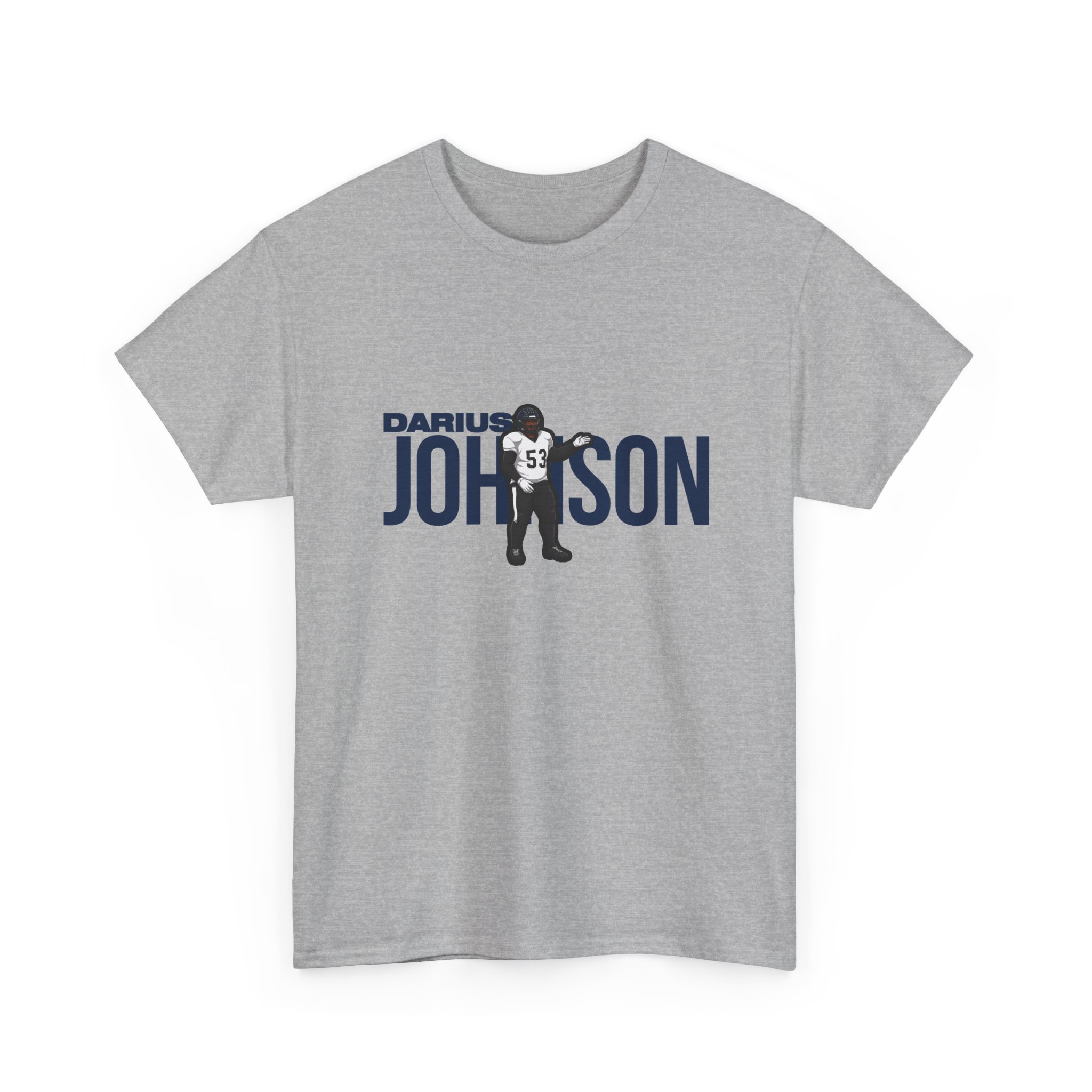 Tee — character_player_name in Grey