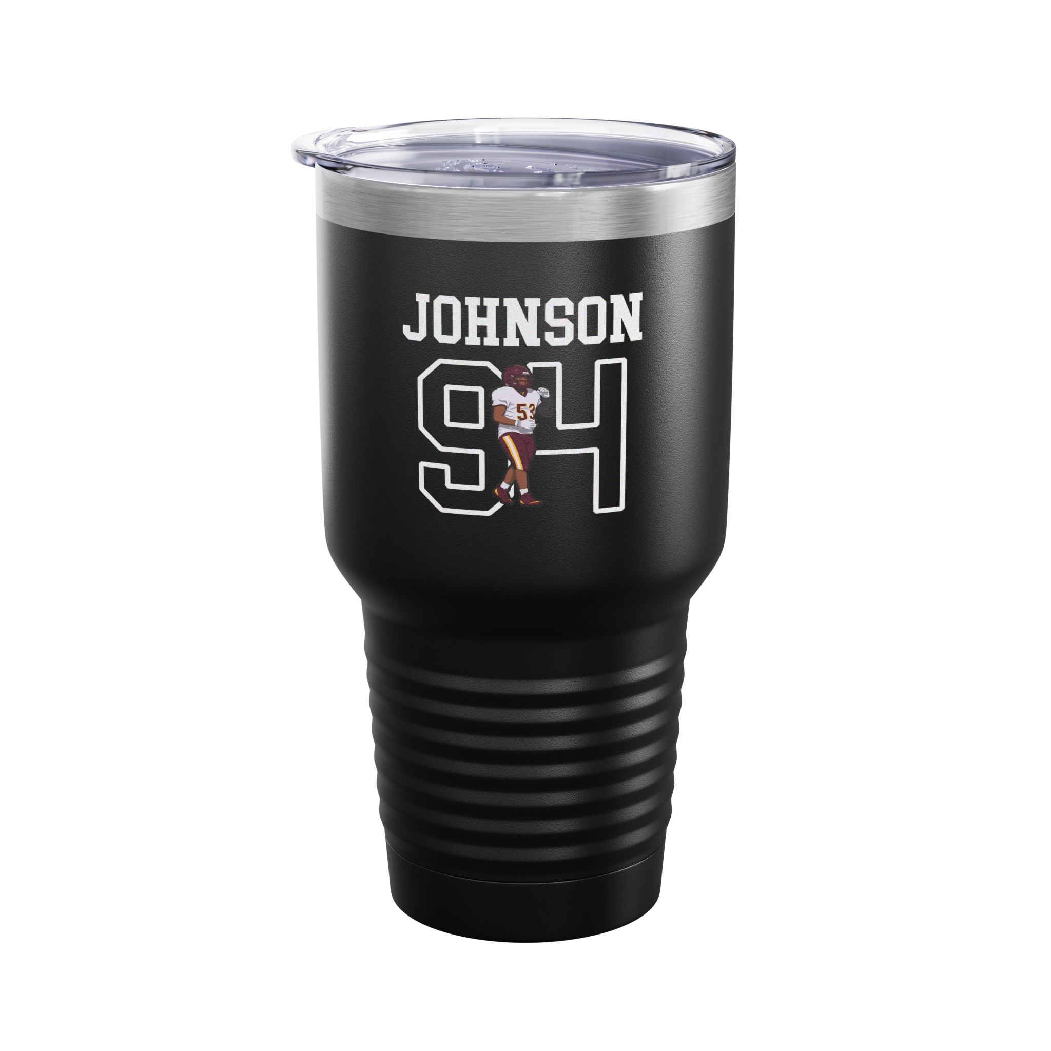 30oz Tumbler — character_shirsey in Black