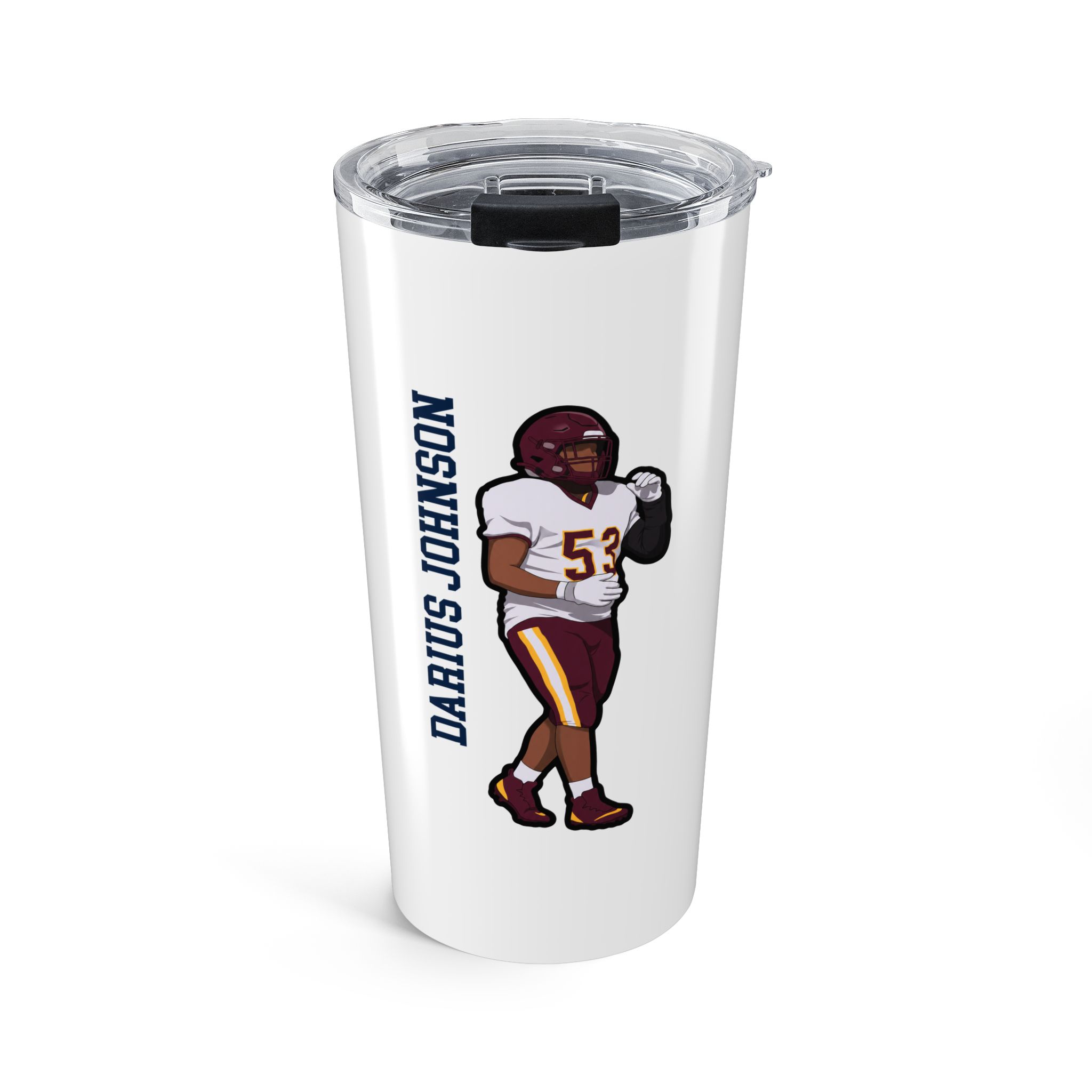 20oz Tumbler — character_name_vertical in Classic