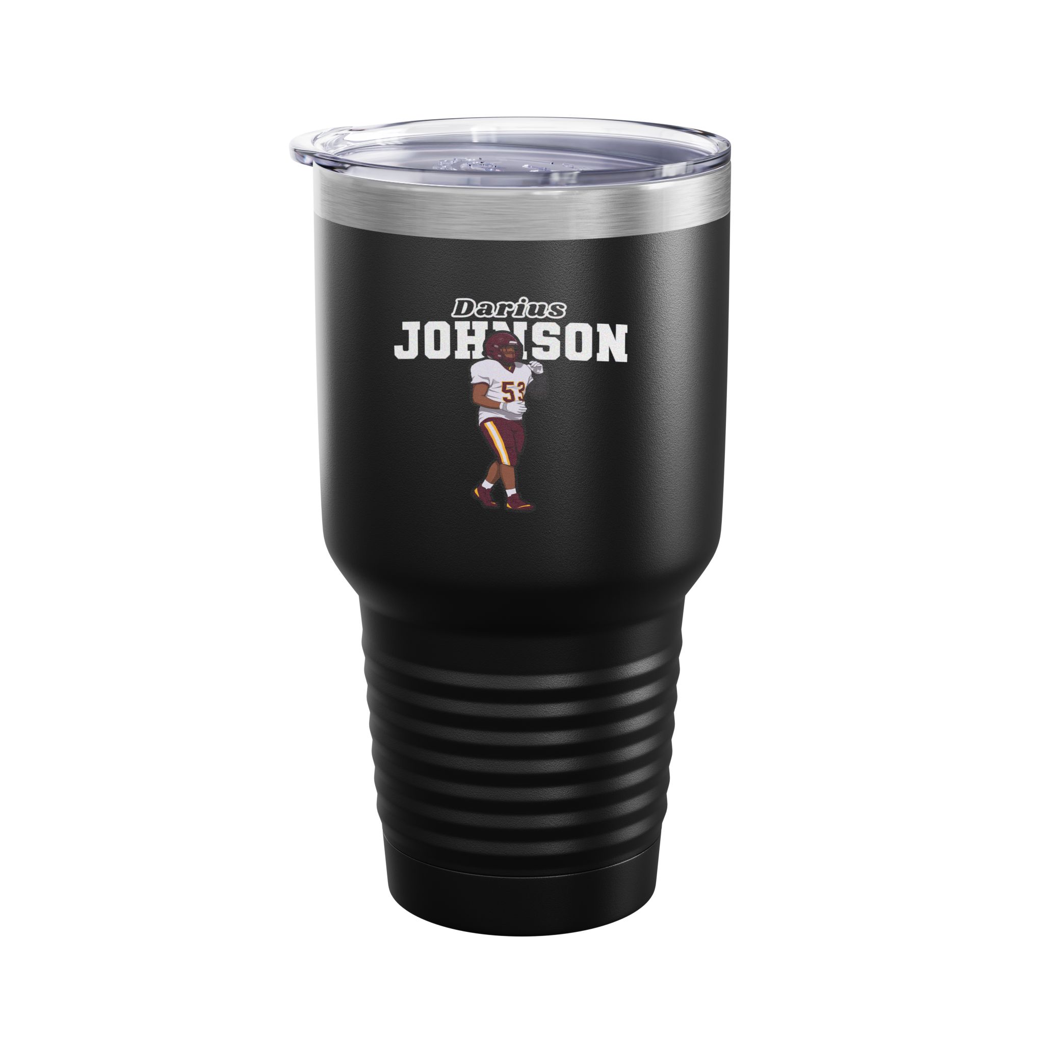30oz Tumbler — character_name_arch in Black