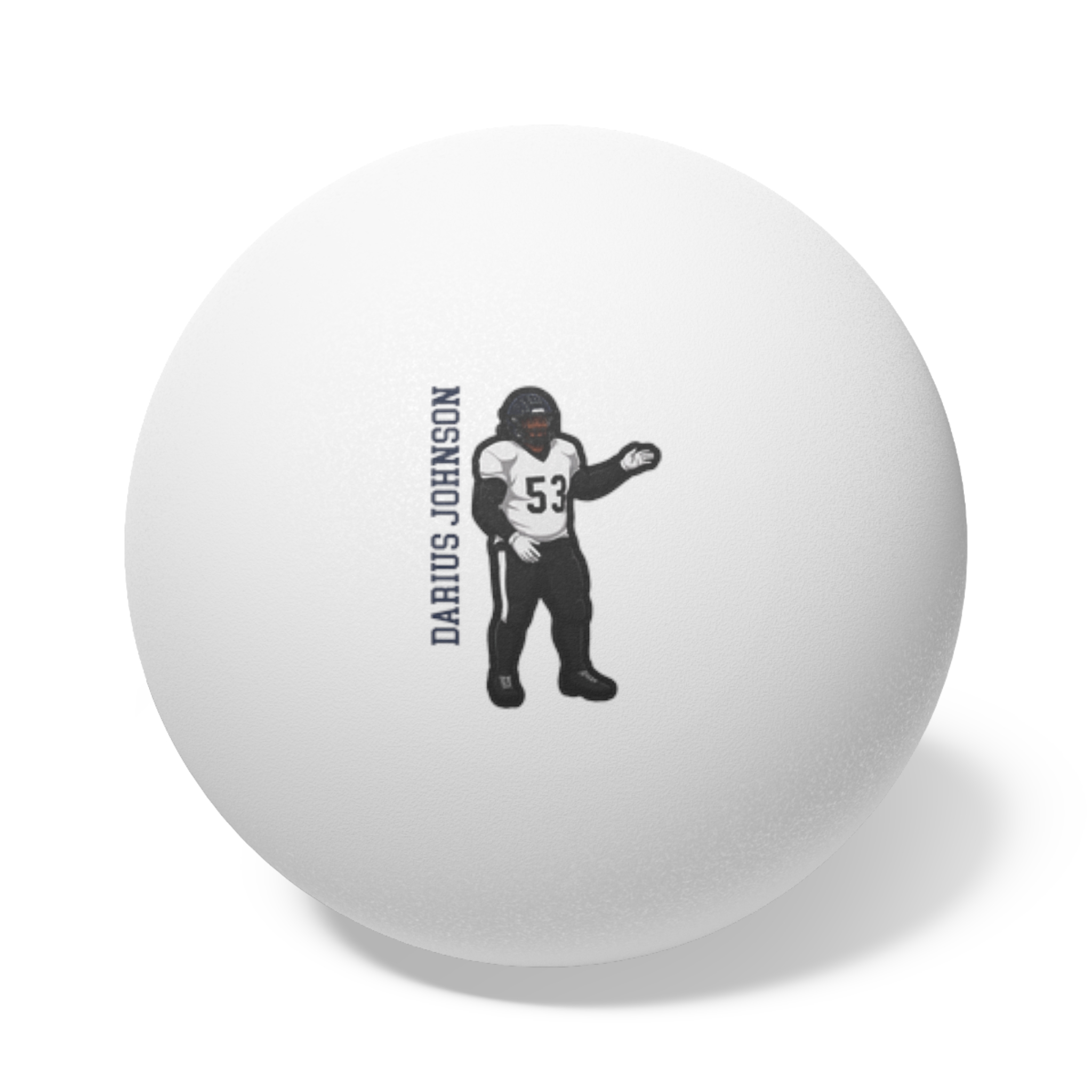 Ping Pong Balls, 6 pcs — character_name_vertical in White