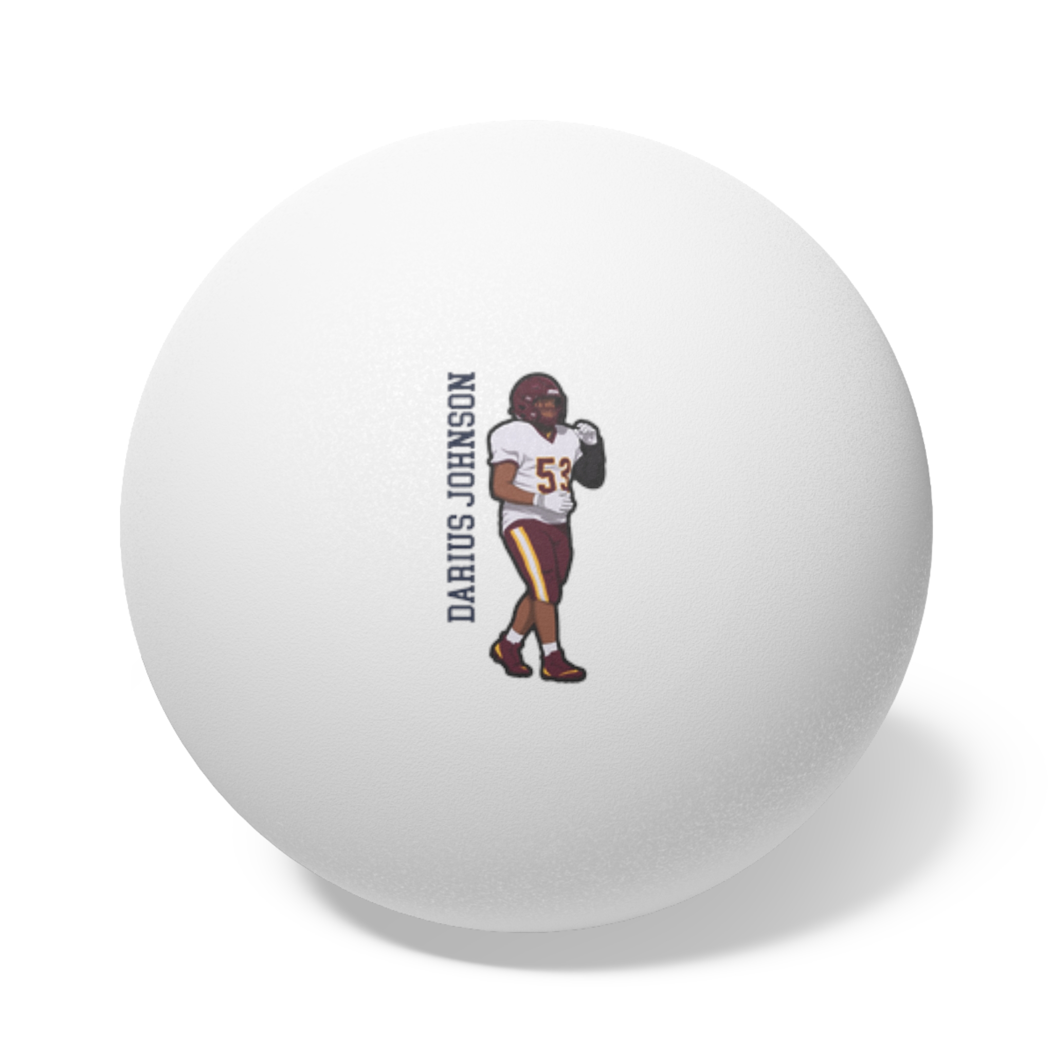Ping Pong Balls, 6 pcs — character_name_vertical in White