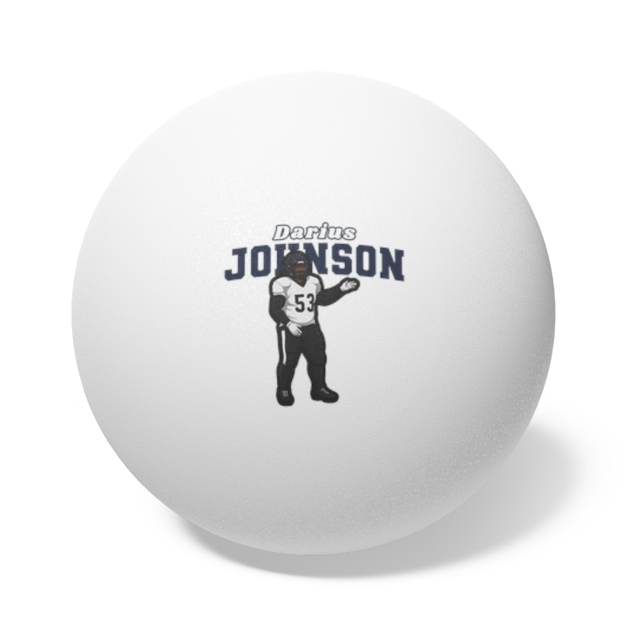 Ping Pong Balls, 6 pcs — character_name_arch in White