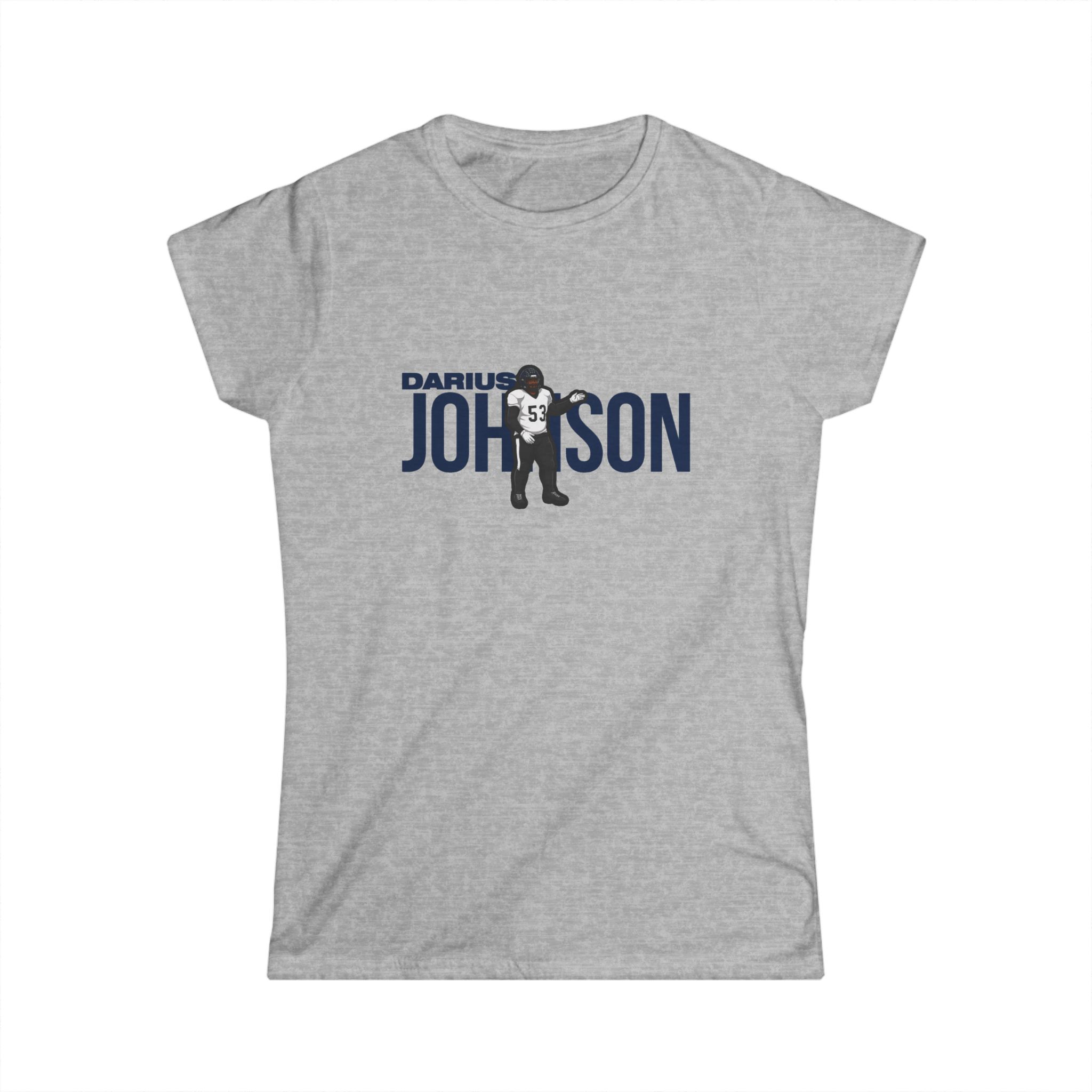 Women's Softstyle Tee — character_player_name in Grey