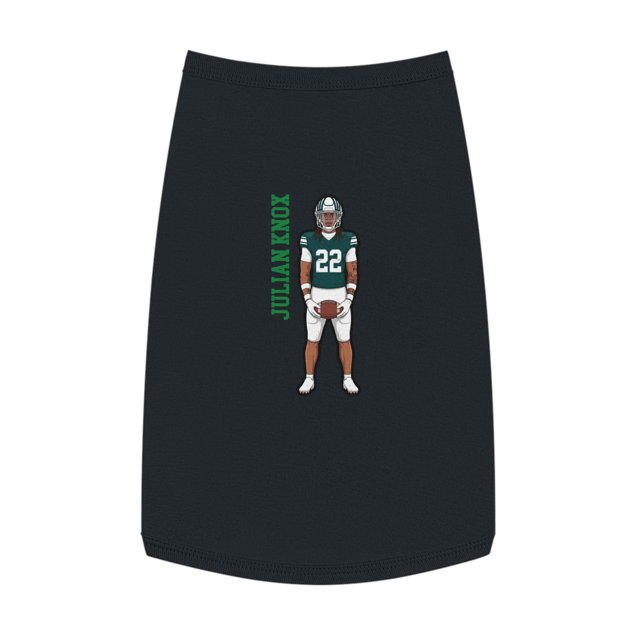 Pet Tank Top — character_name_vertical in White