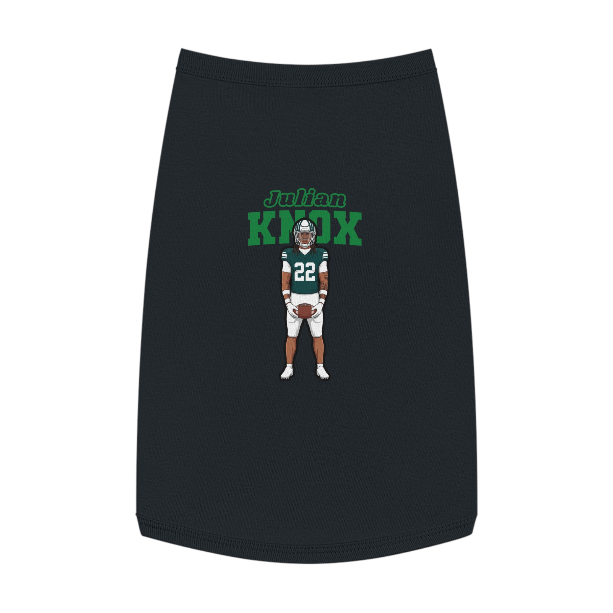 Pet Tank Top — character_name_arch in White