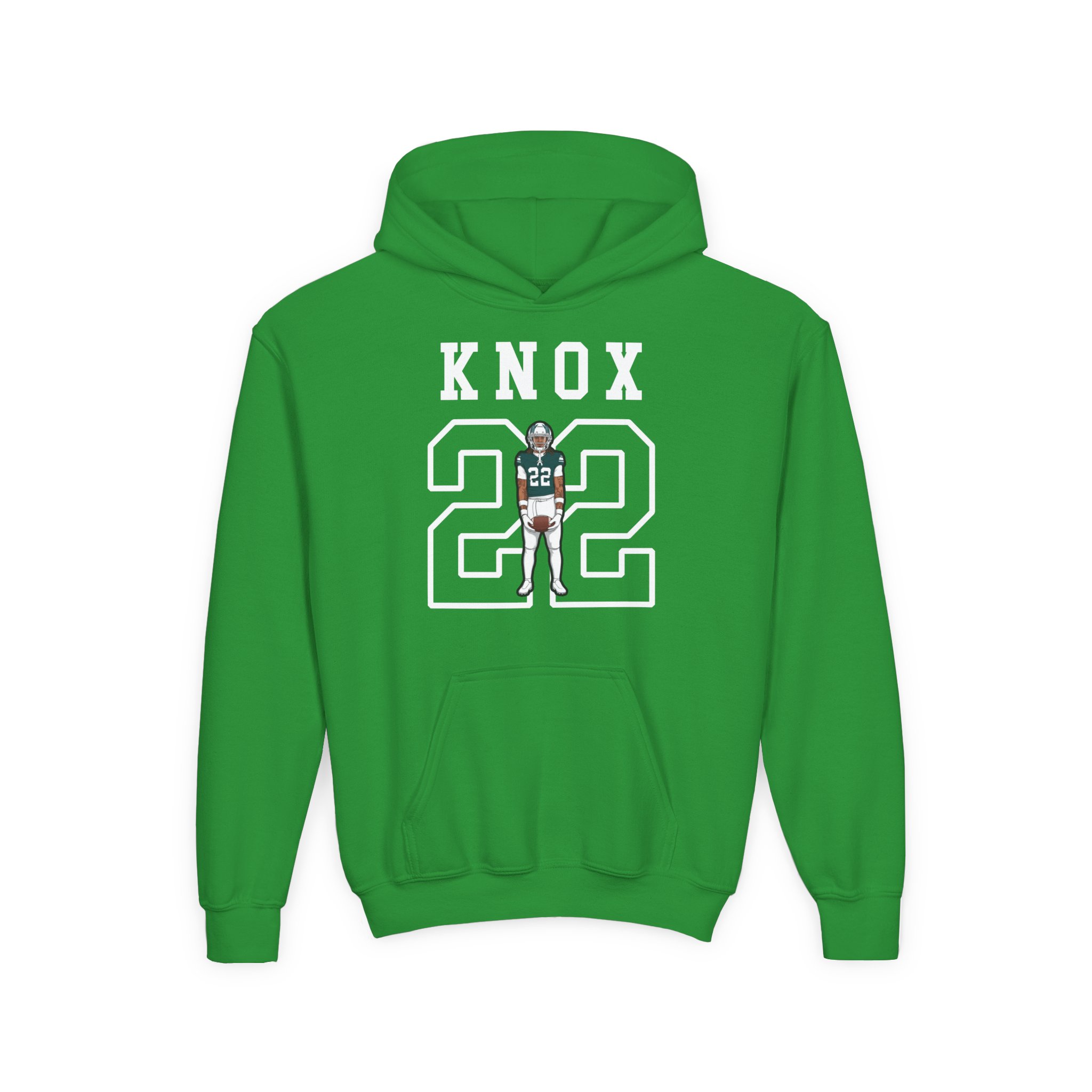 Youth Hoodie — character_shirsey in Green