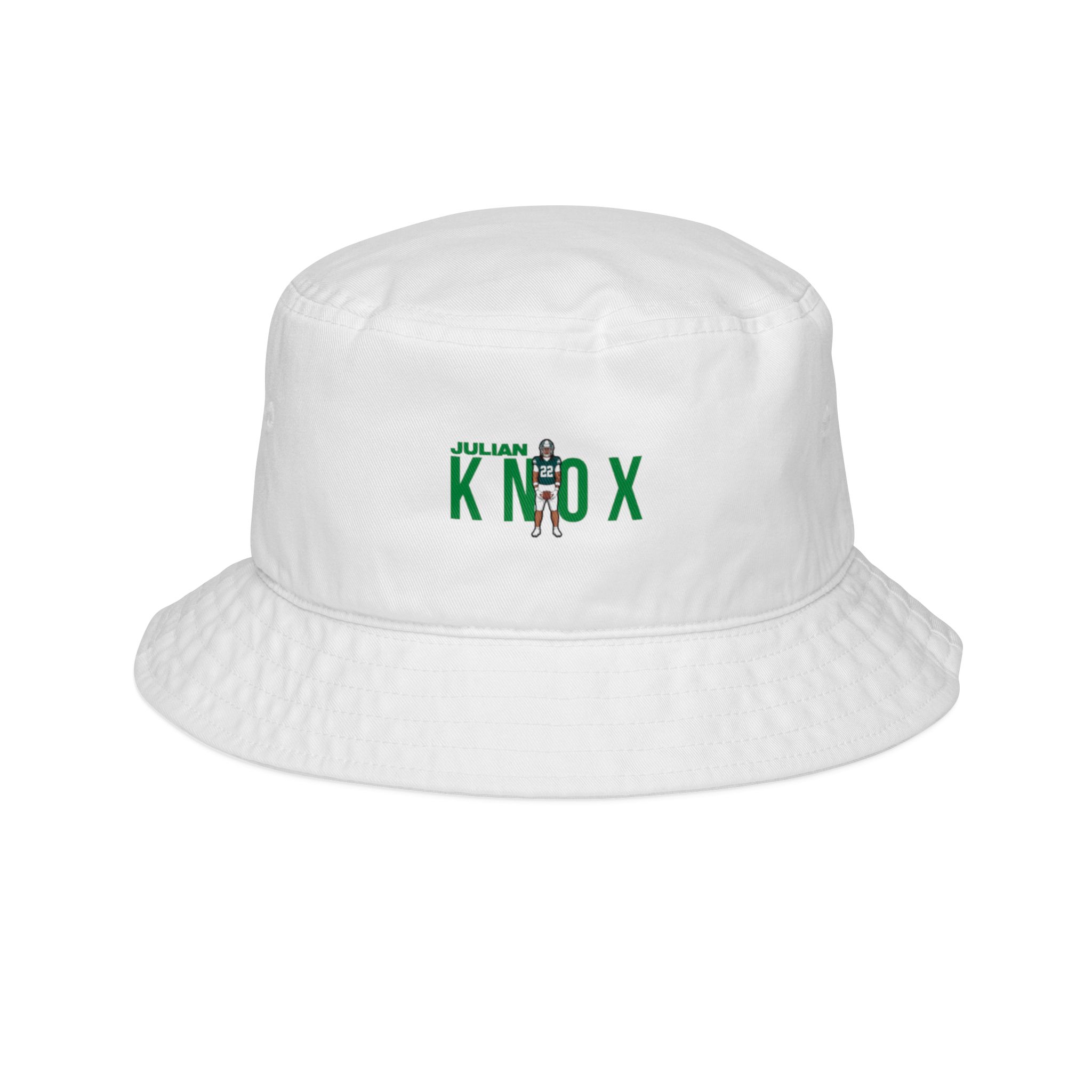 Bucket Hat — character_player_name in White