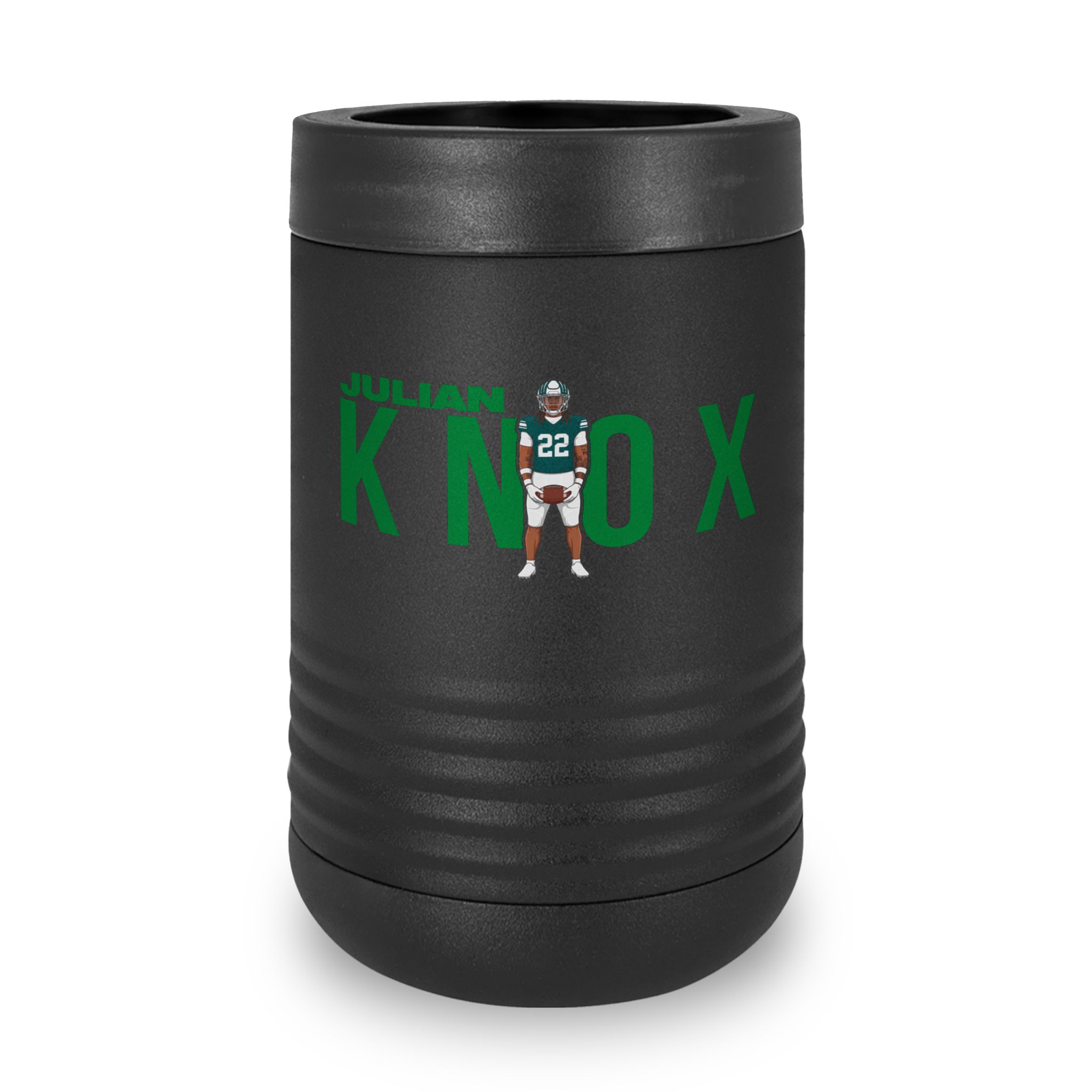 Stainless Can Cooler — character_player_name in Black
