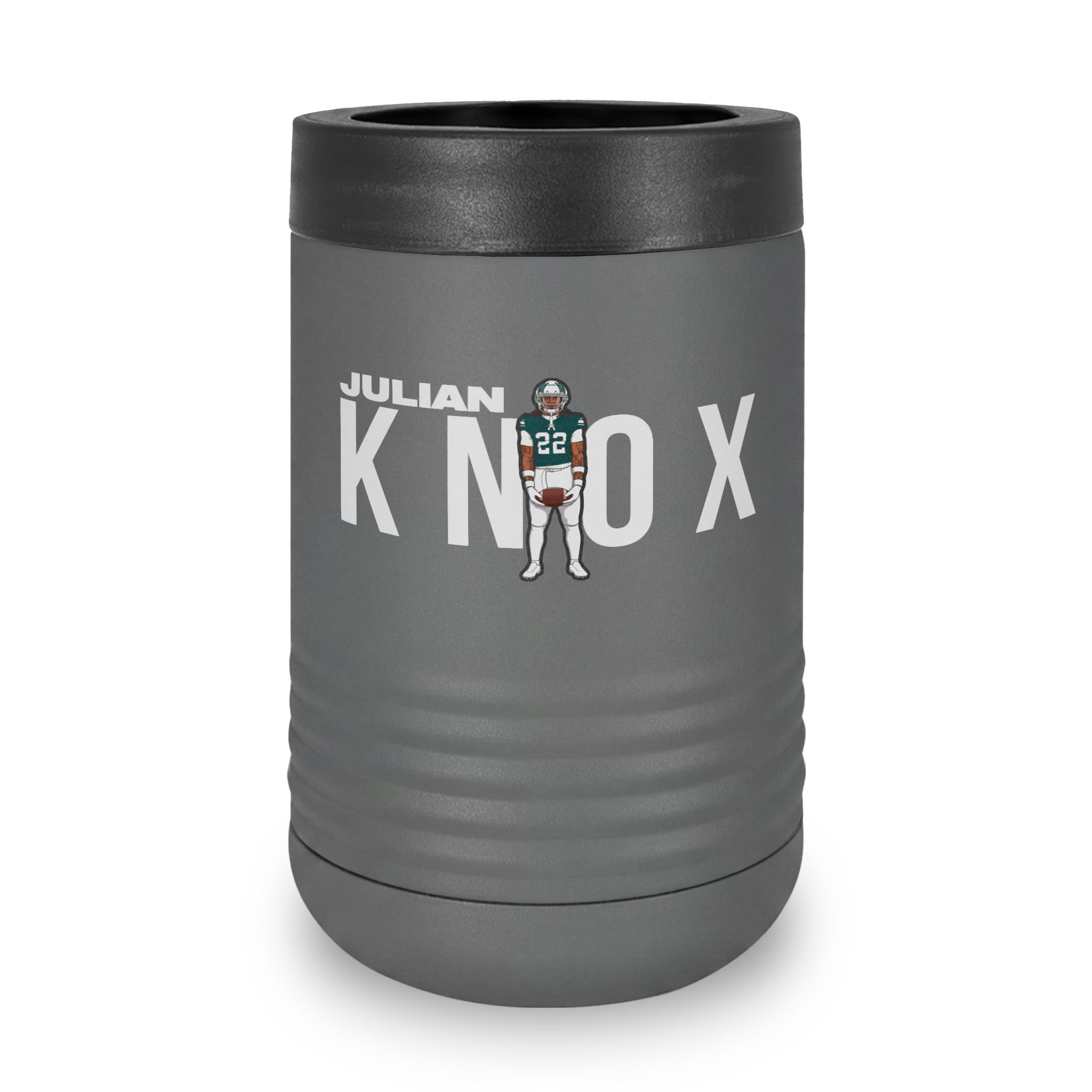Stainless Can Cooler — character_player_name in Grey