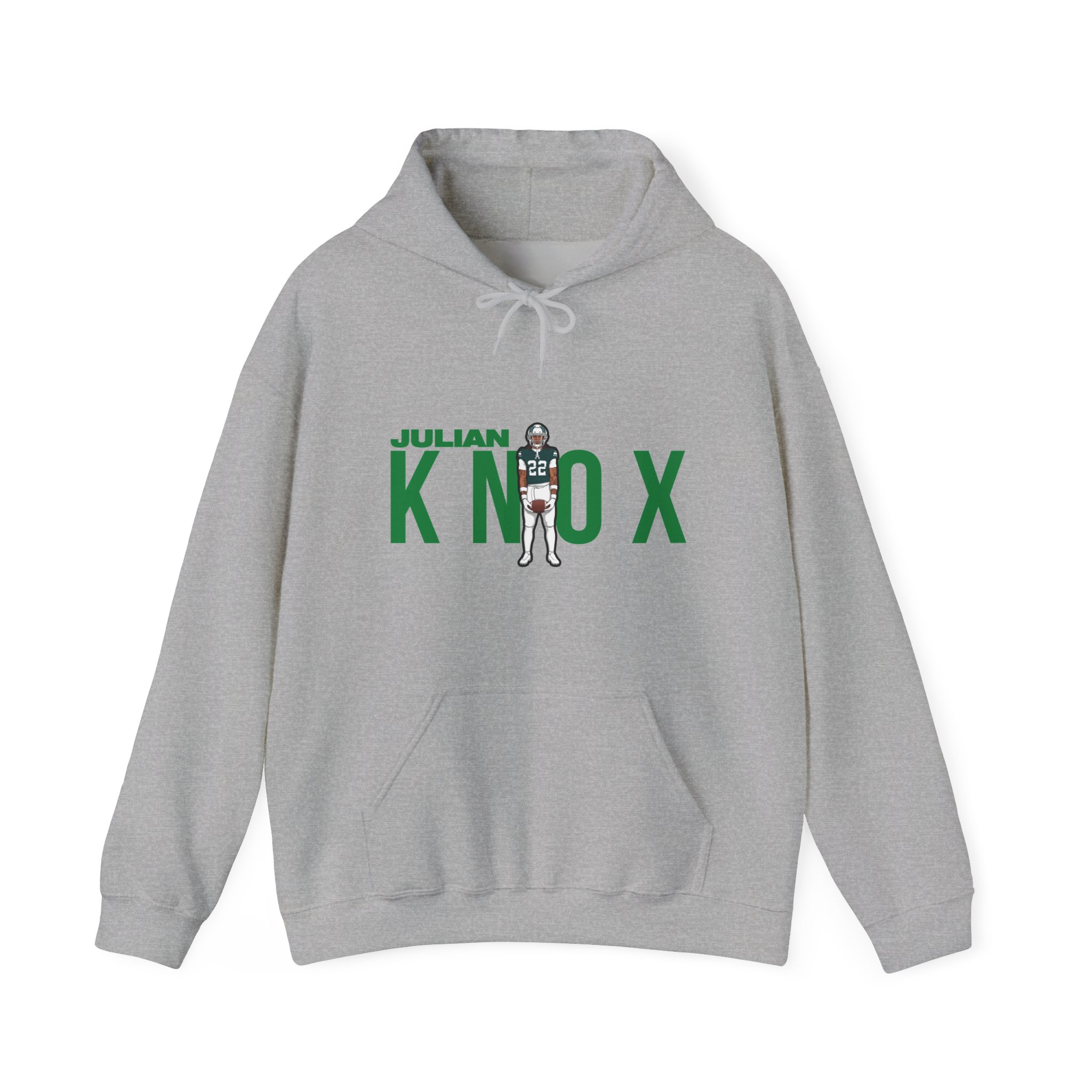 Hoodie — character_player_name in Grey