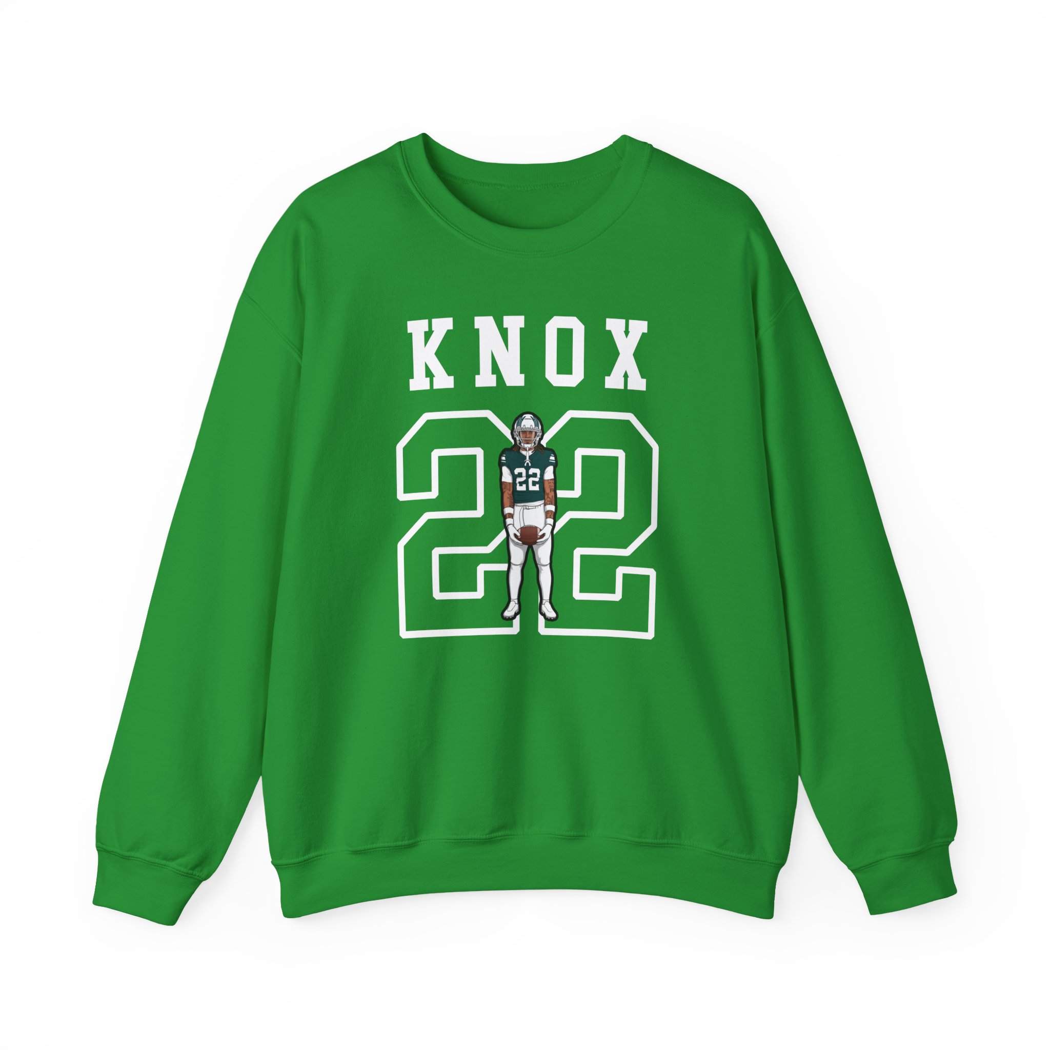 Crewneck Sweatshirt — character_shirsey in Green