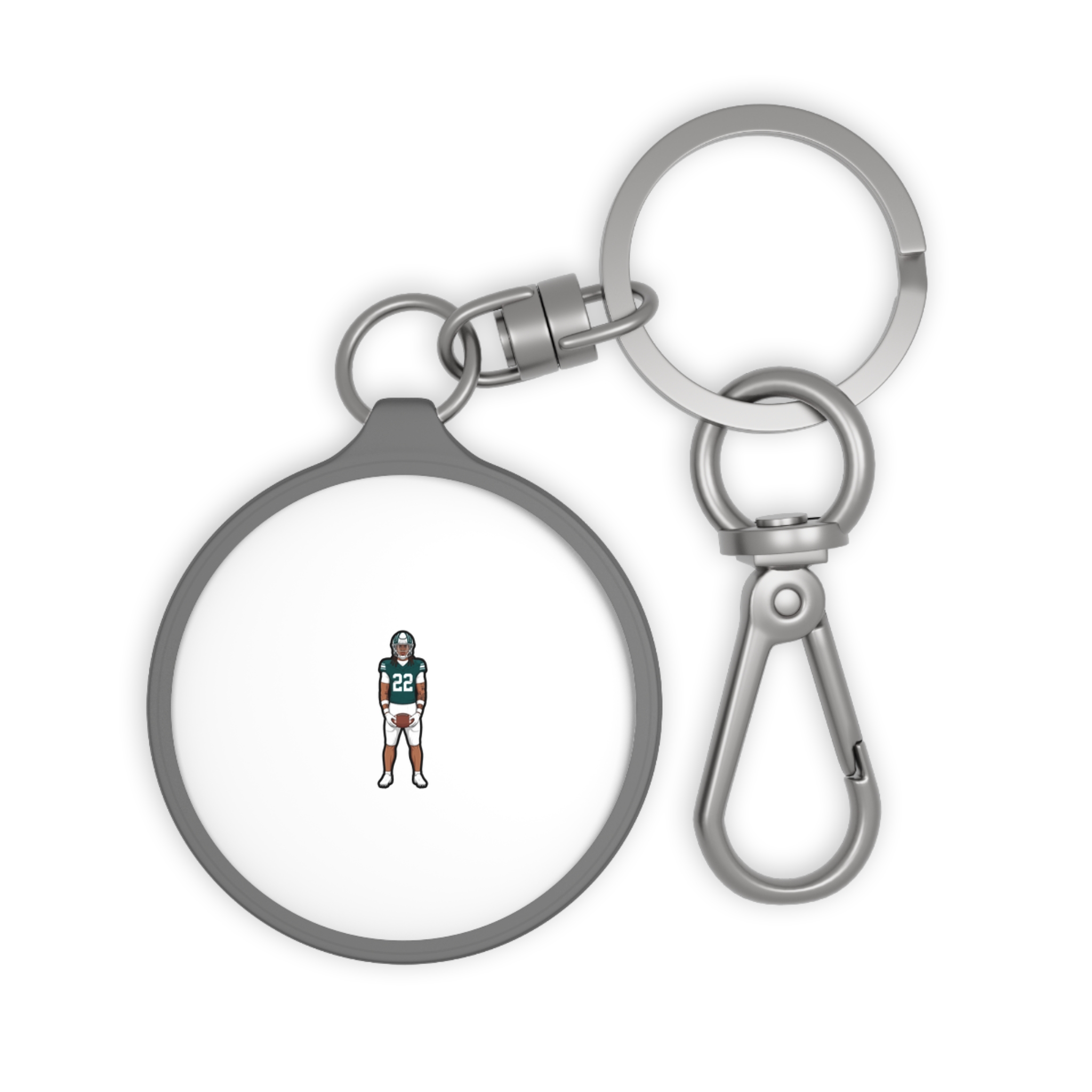 Keychain — character_player_name in Grey