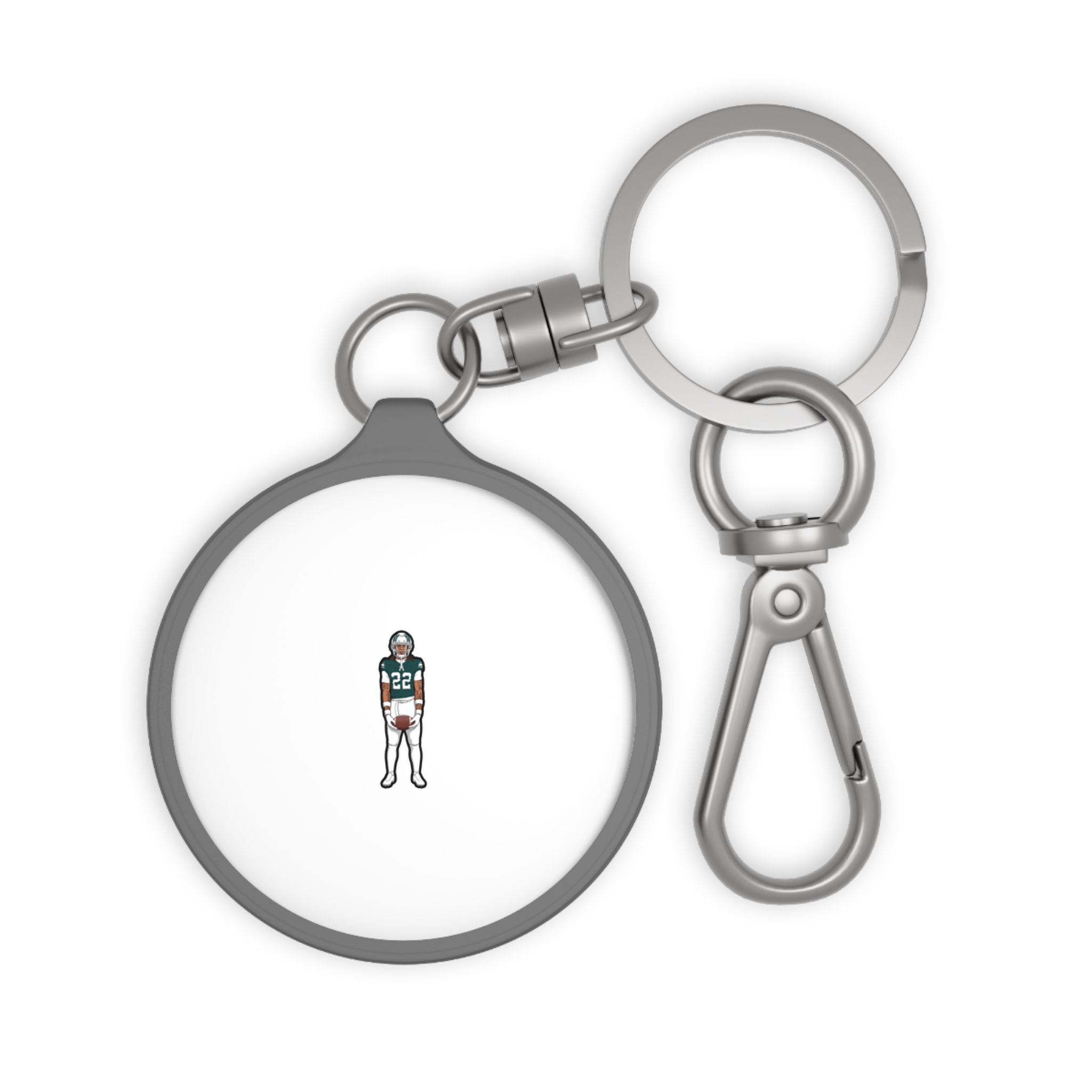 Keychain — character_player_name in Grey