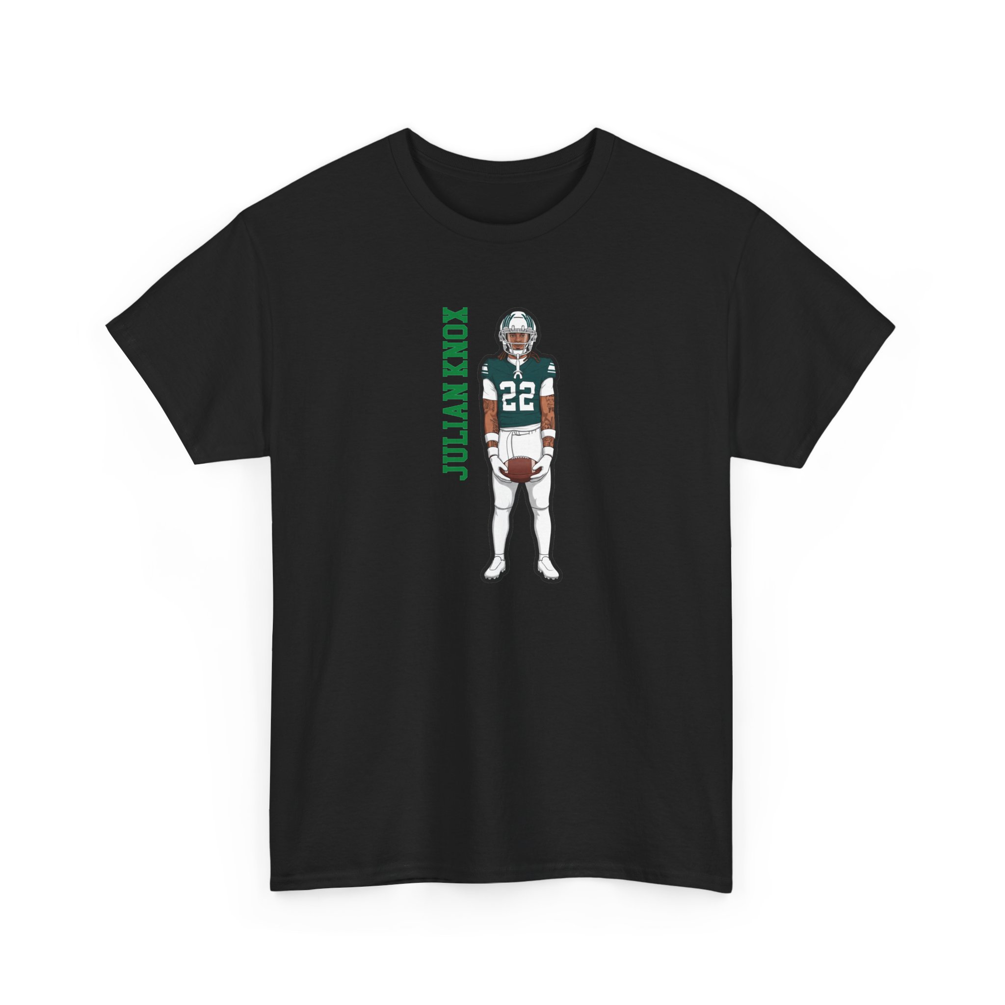 Tee — character_name_vertical in Black