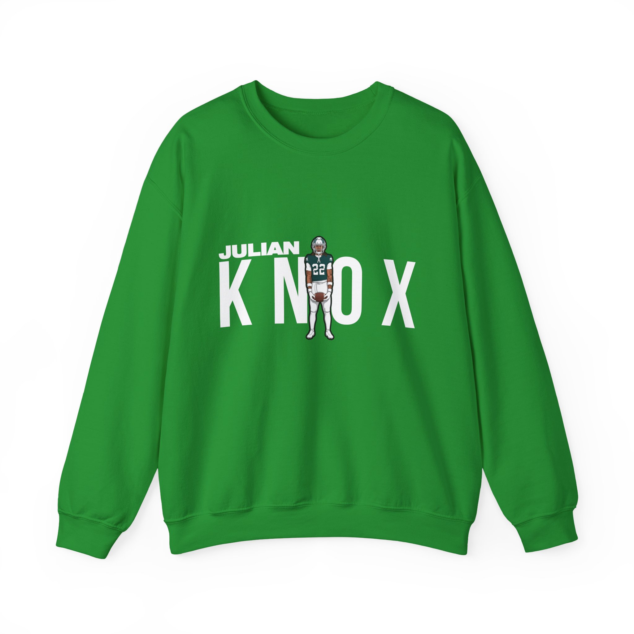 Crewneck Sweatshirt — character_player_name in Green