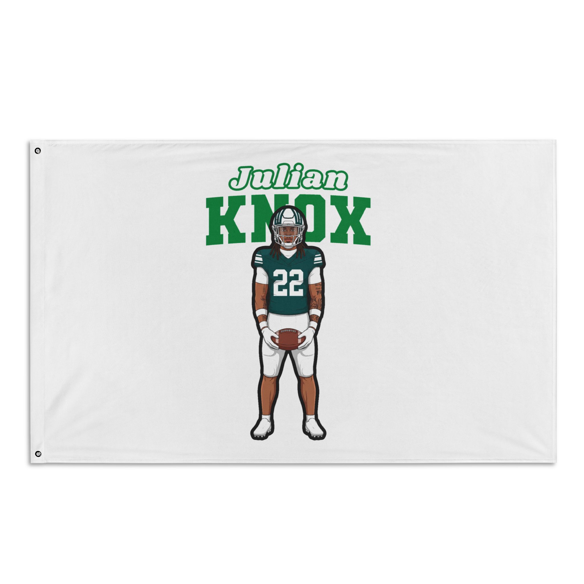 Flag (35 × 56 in) — character_name_arch in Classic