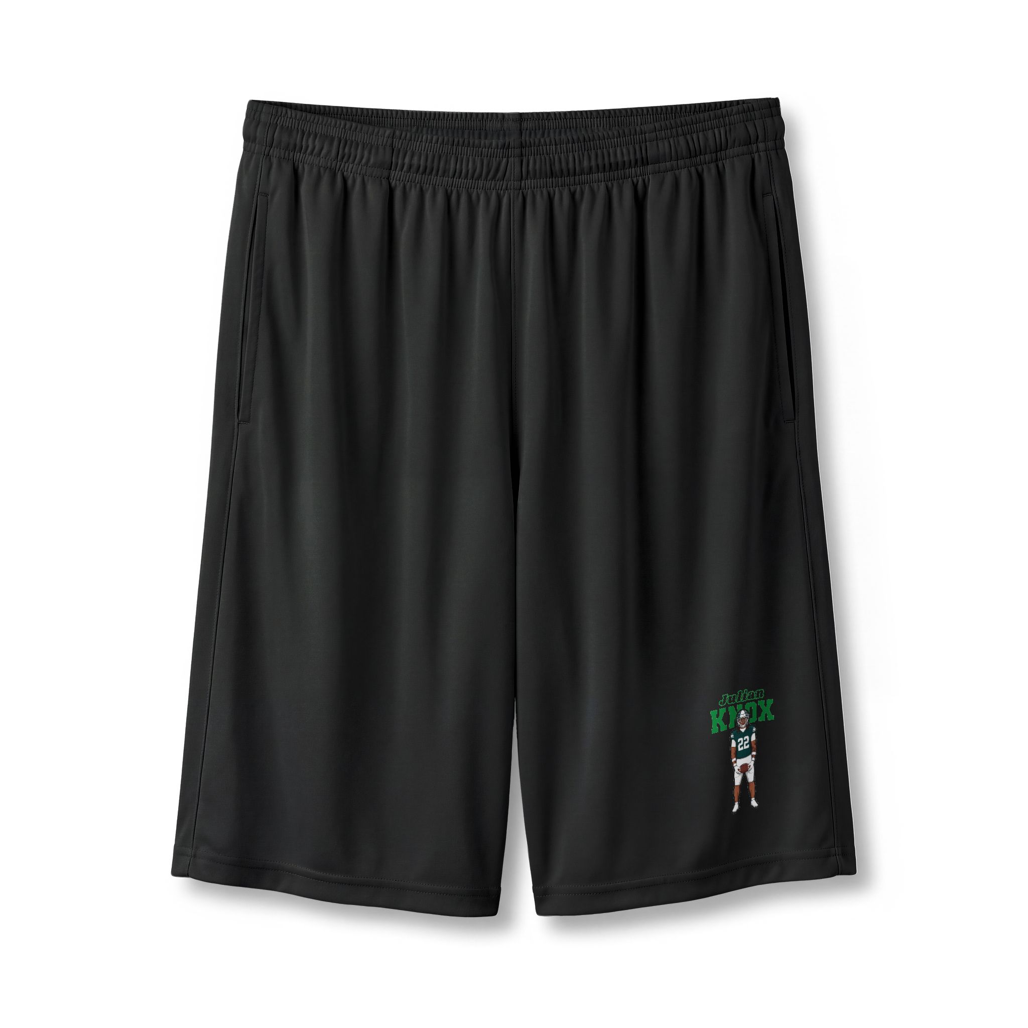 Shorts — character_name_arch in Black