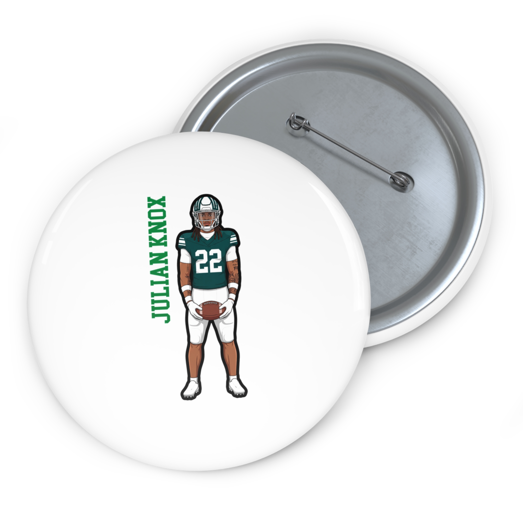 Game Day Pin — character_name_vertical in Classic