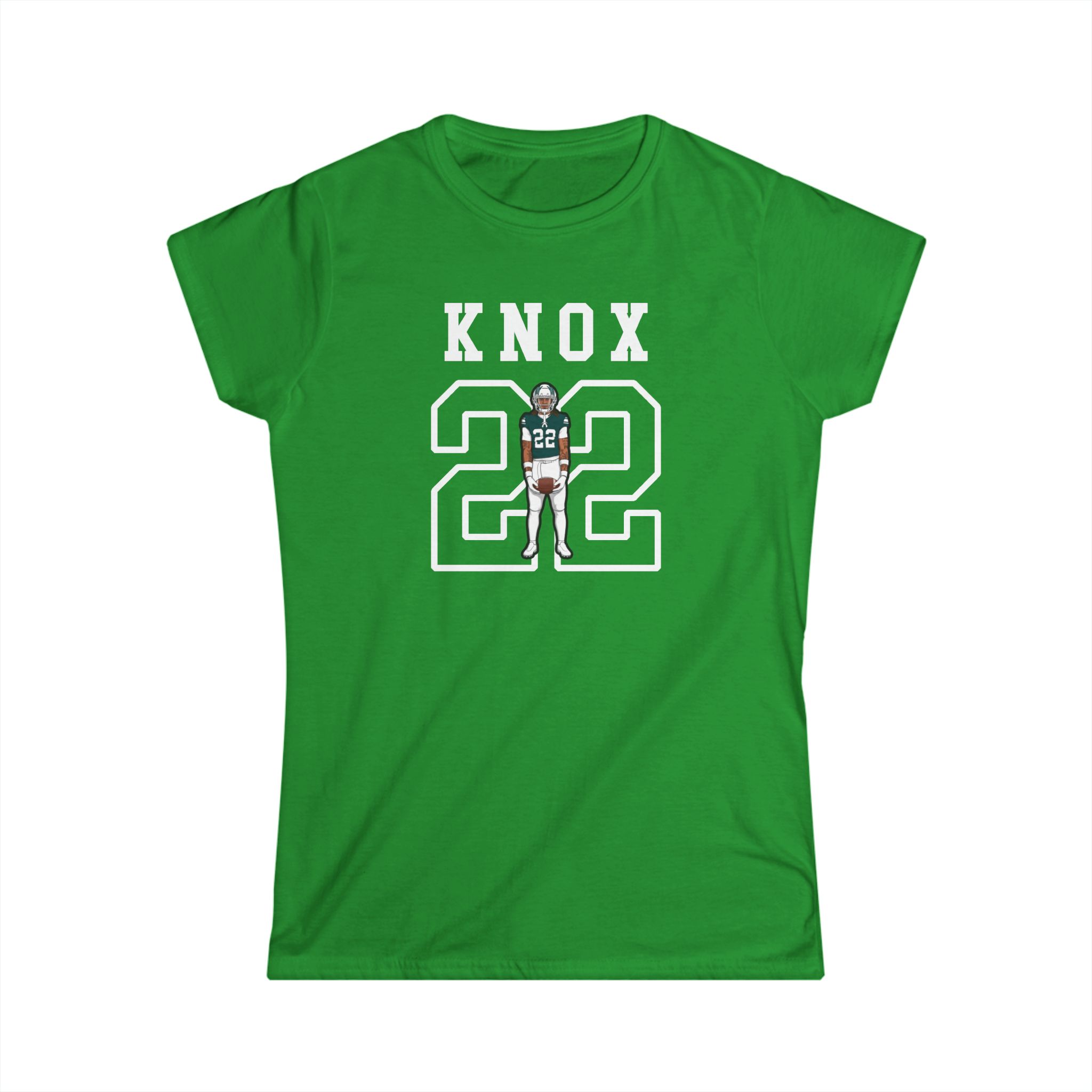 Women's Softstyle Tee — character_shirsey in Green