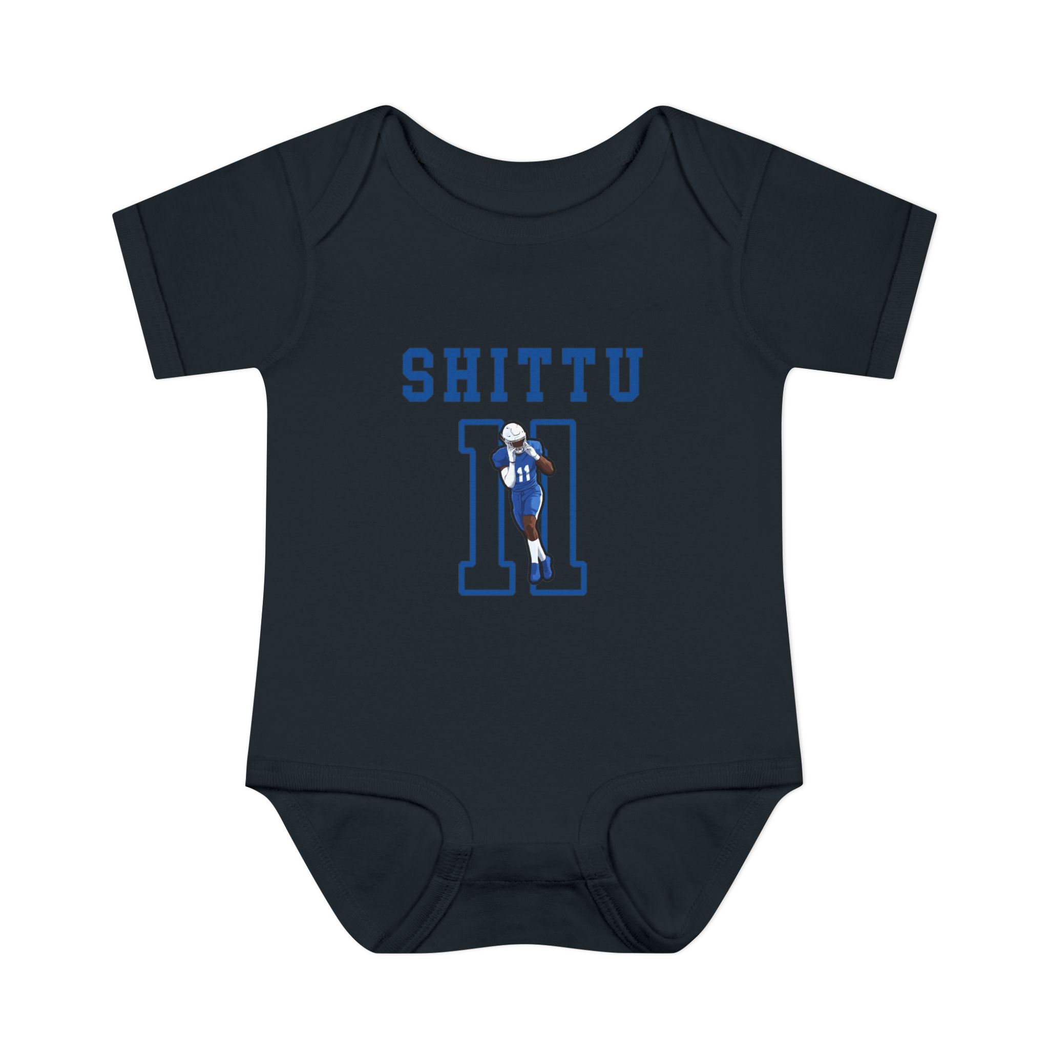 Baby Onesie — character_shirsey in Black