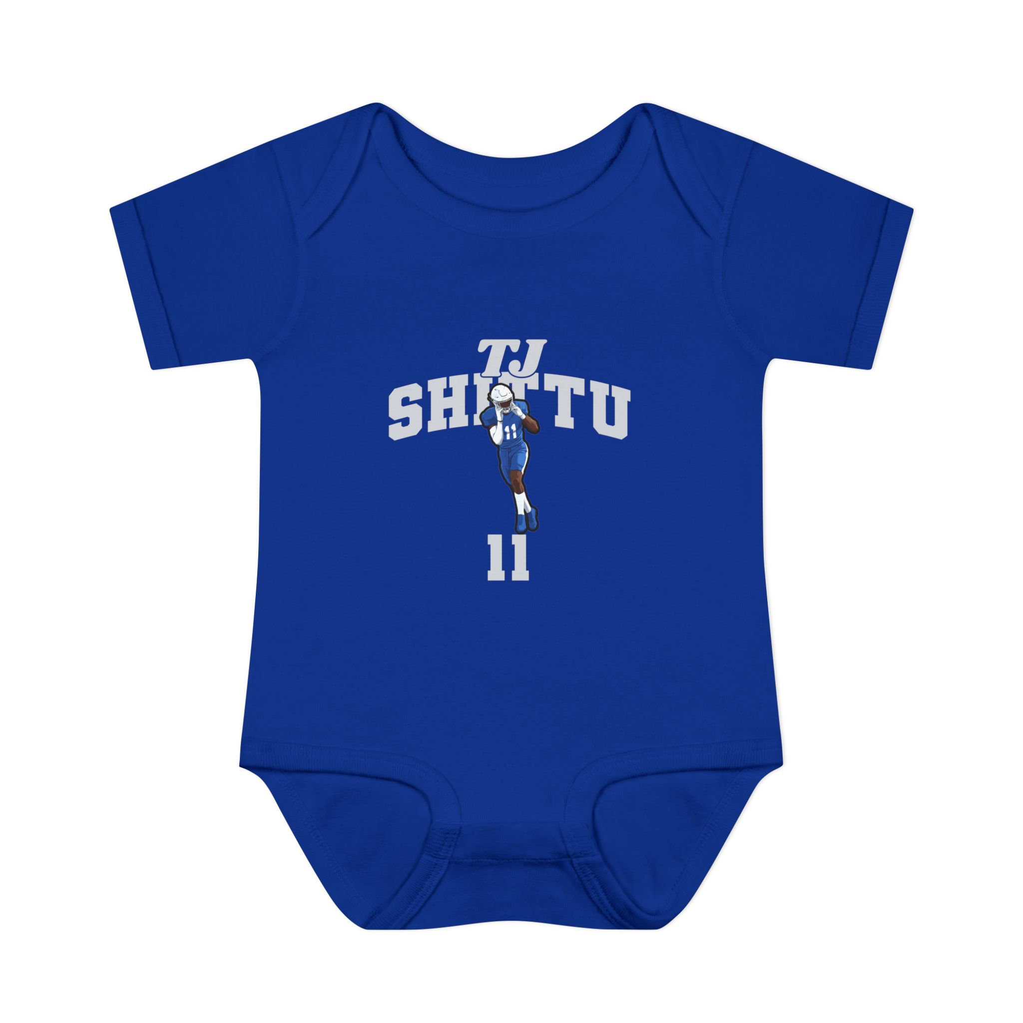 Baby Onesie — character_signature_arch in Royal