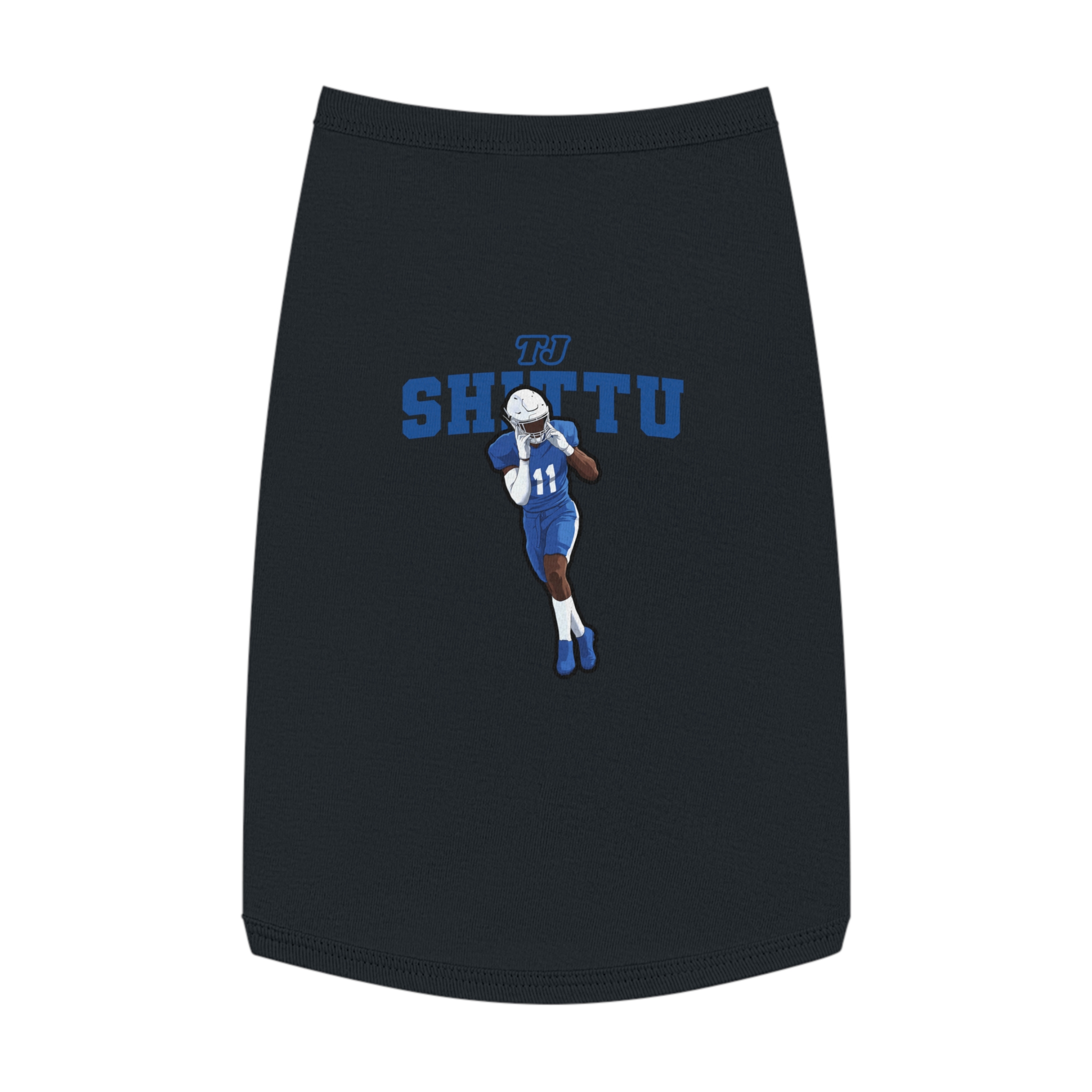 Pet Tank Top — character_name_arch in White