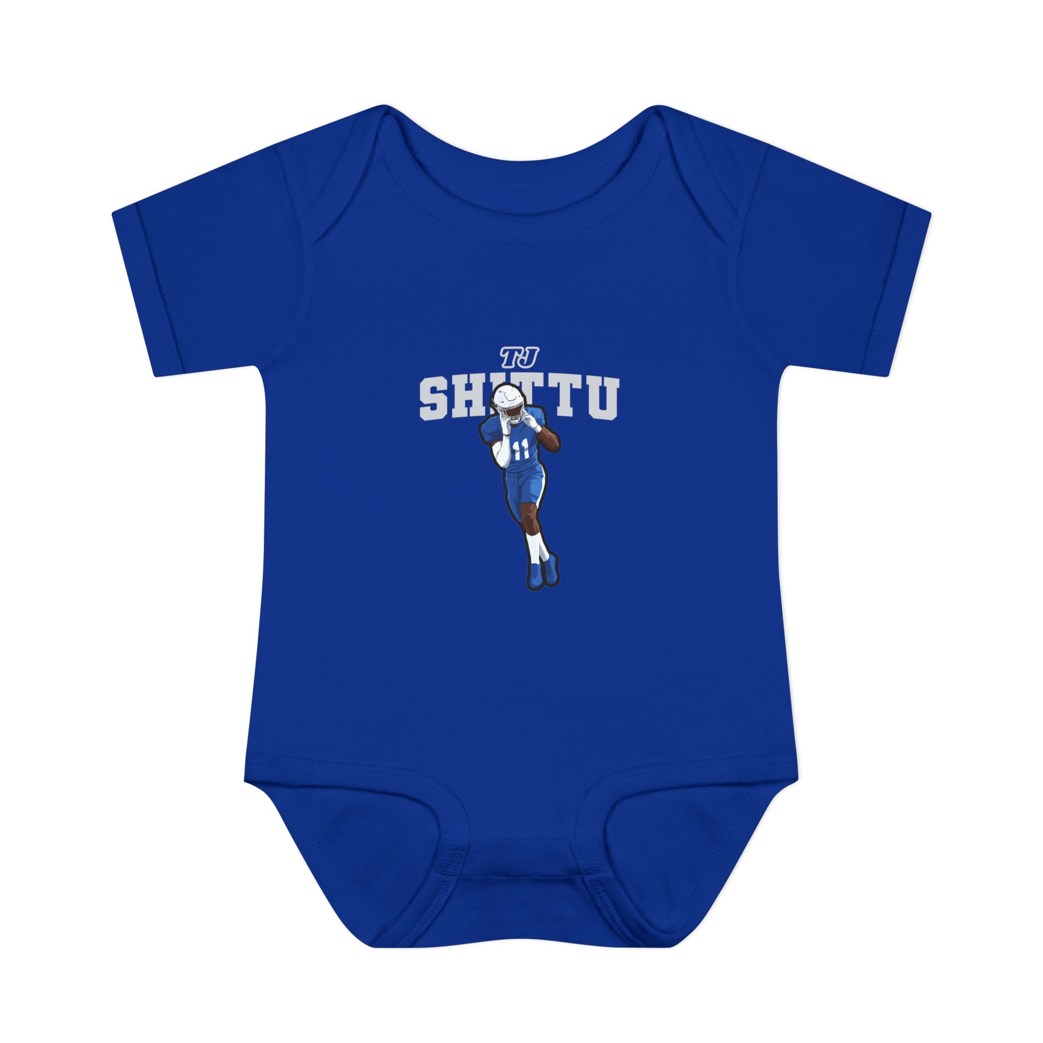 Baby Onesie — character_name_arch in Royal