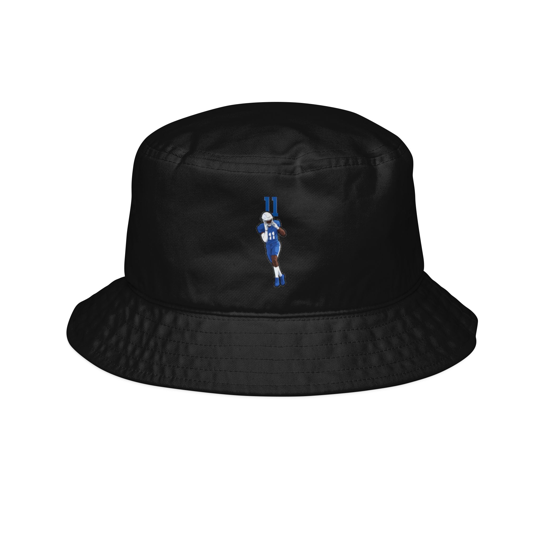 Bucket Hat — character_number_top in Black