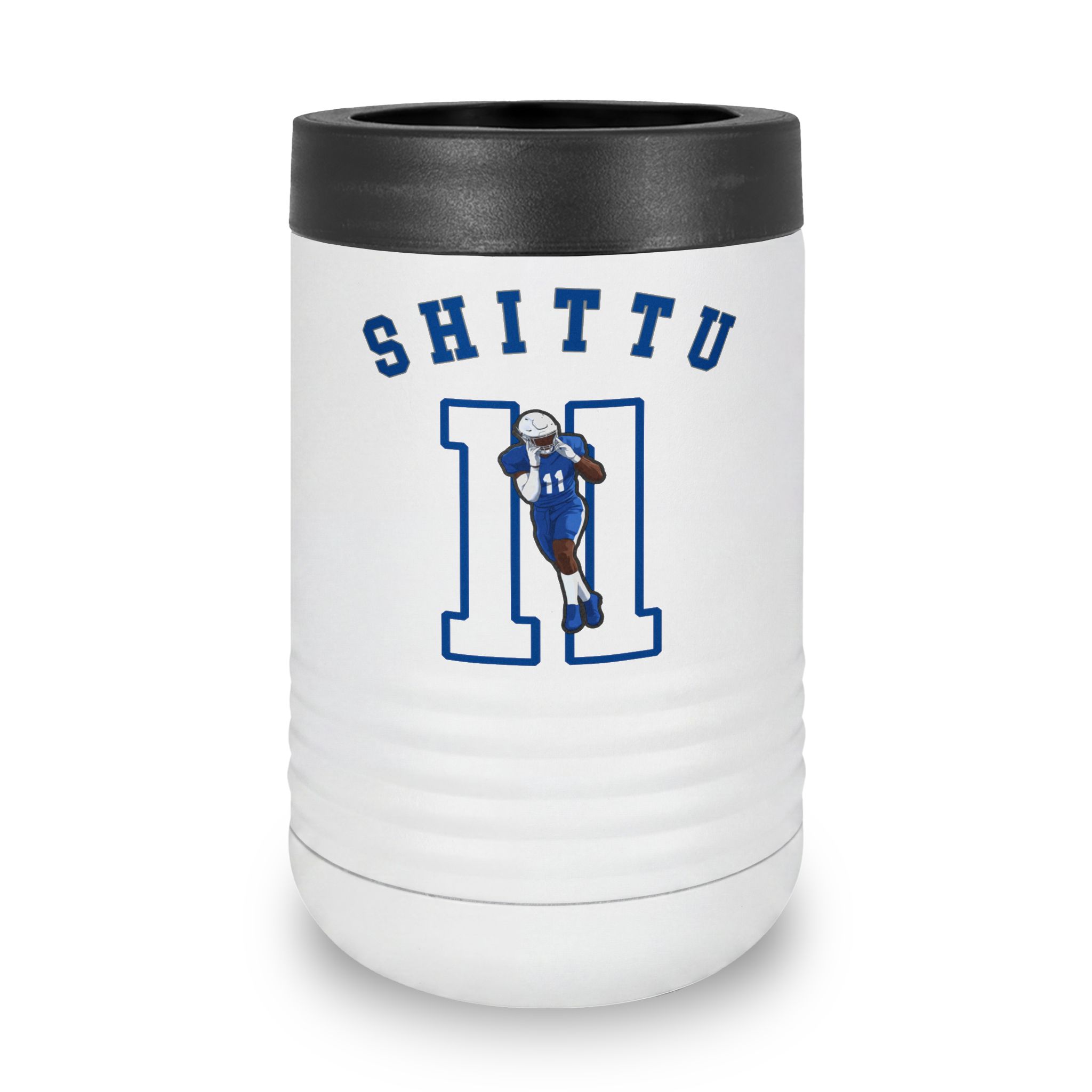 Stainless Can Cooler — character_shirsey_arch in White