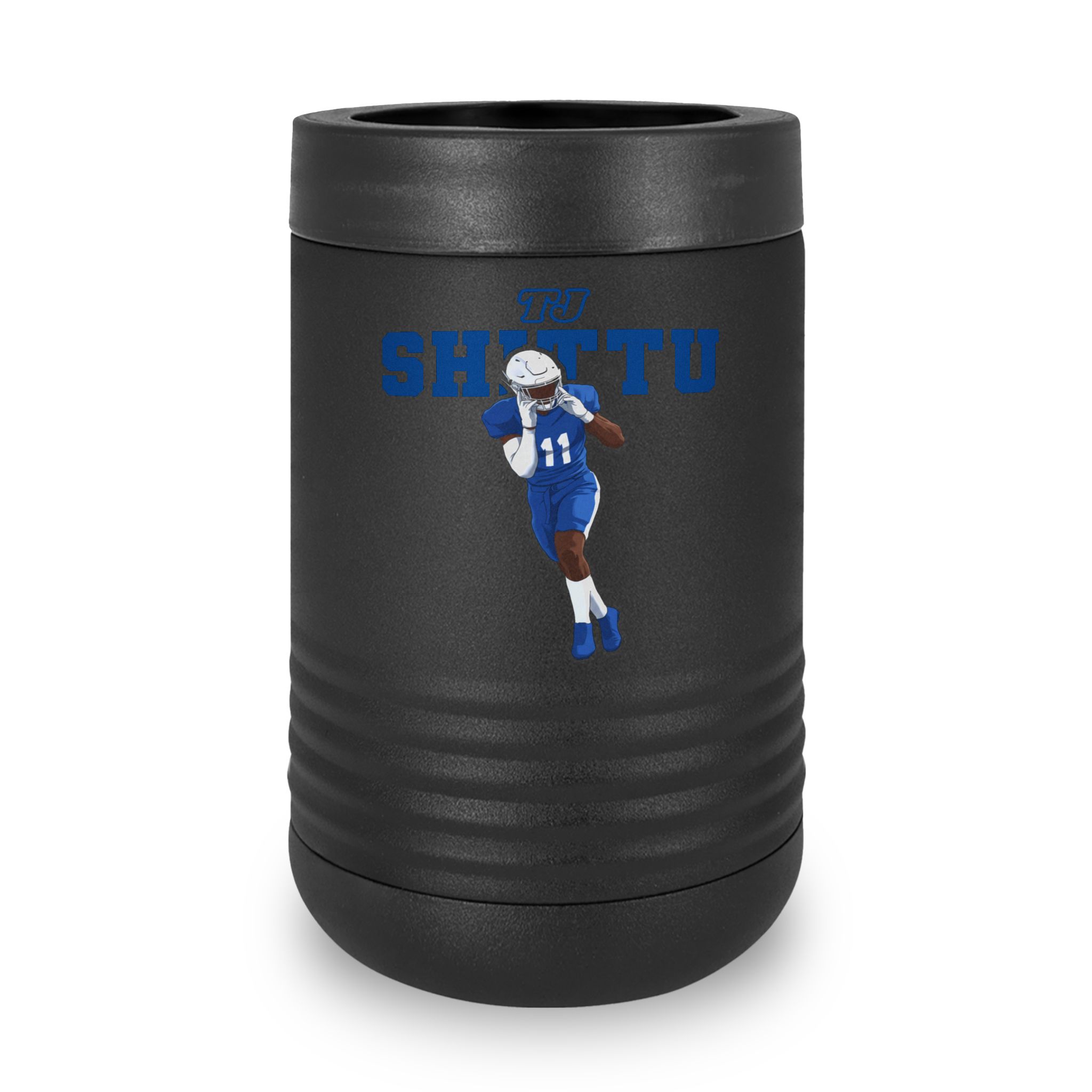Stainless Can Cooler — character_name_arch in Black