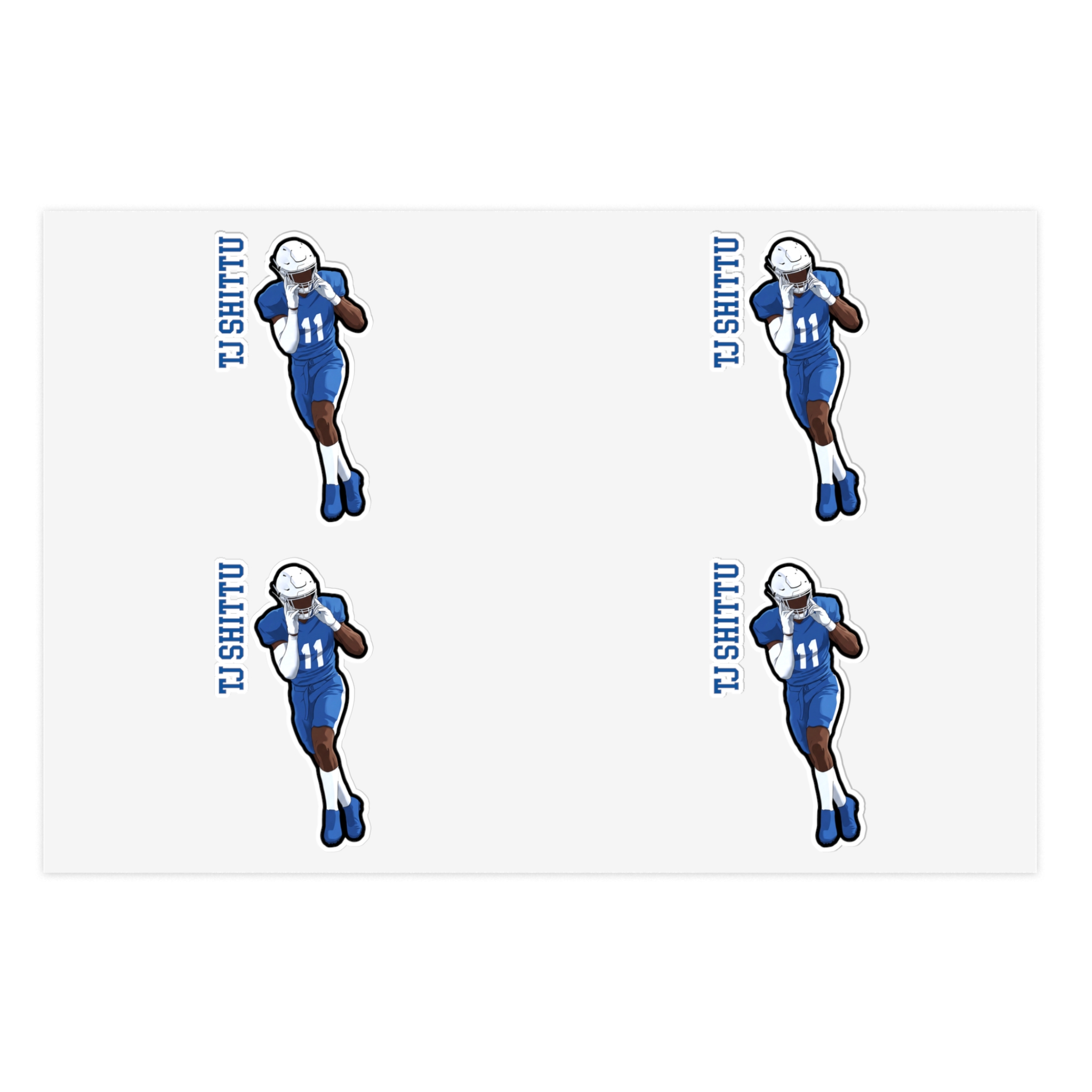 Sticker Sheet — character_name_vertical in Classic
