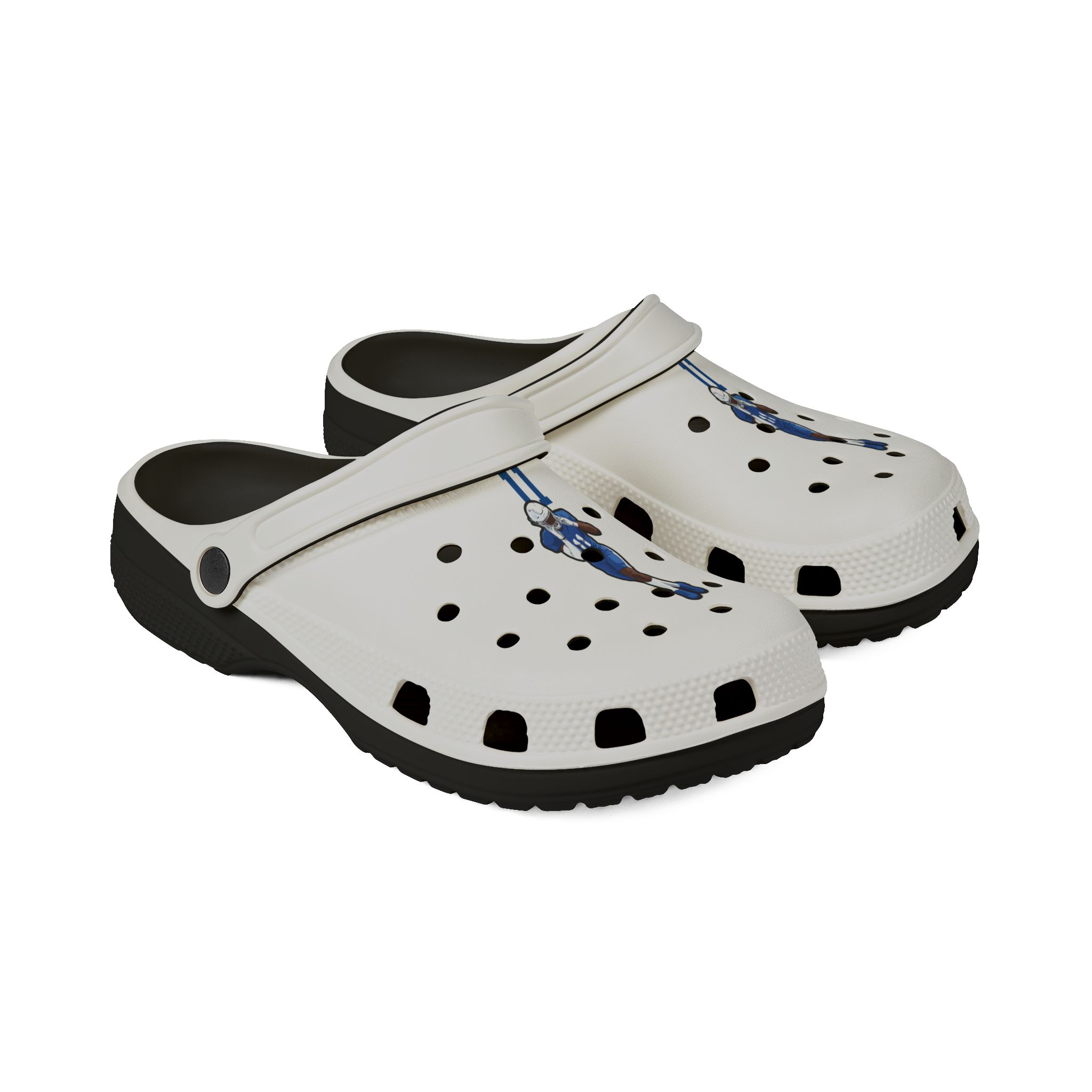 Rubber Clogs — character_number_top in Black