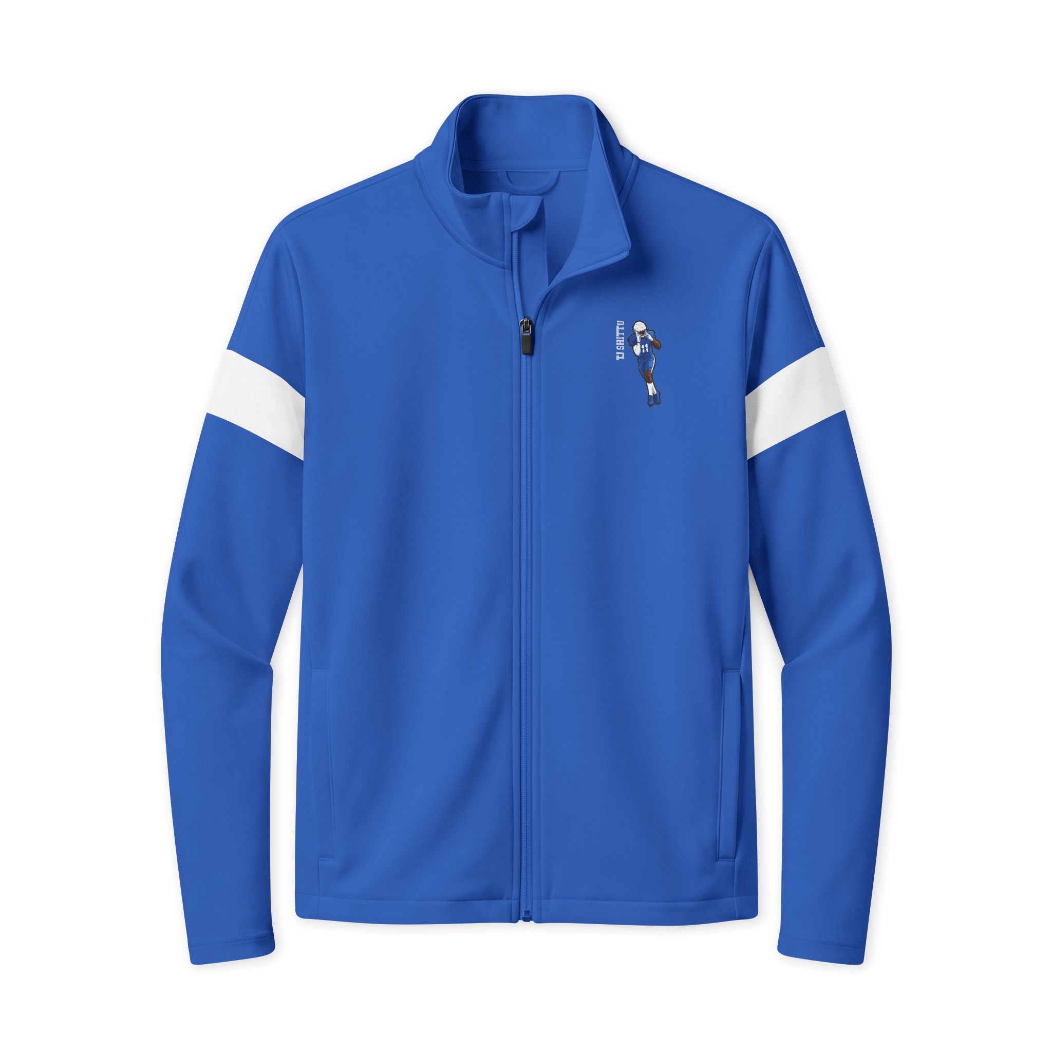Travel Full-Zip Jacket — character_name_vertical in True Royal/ White