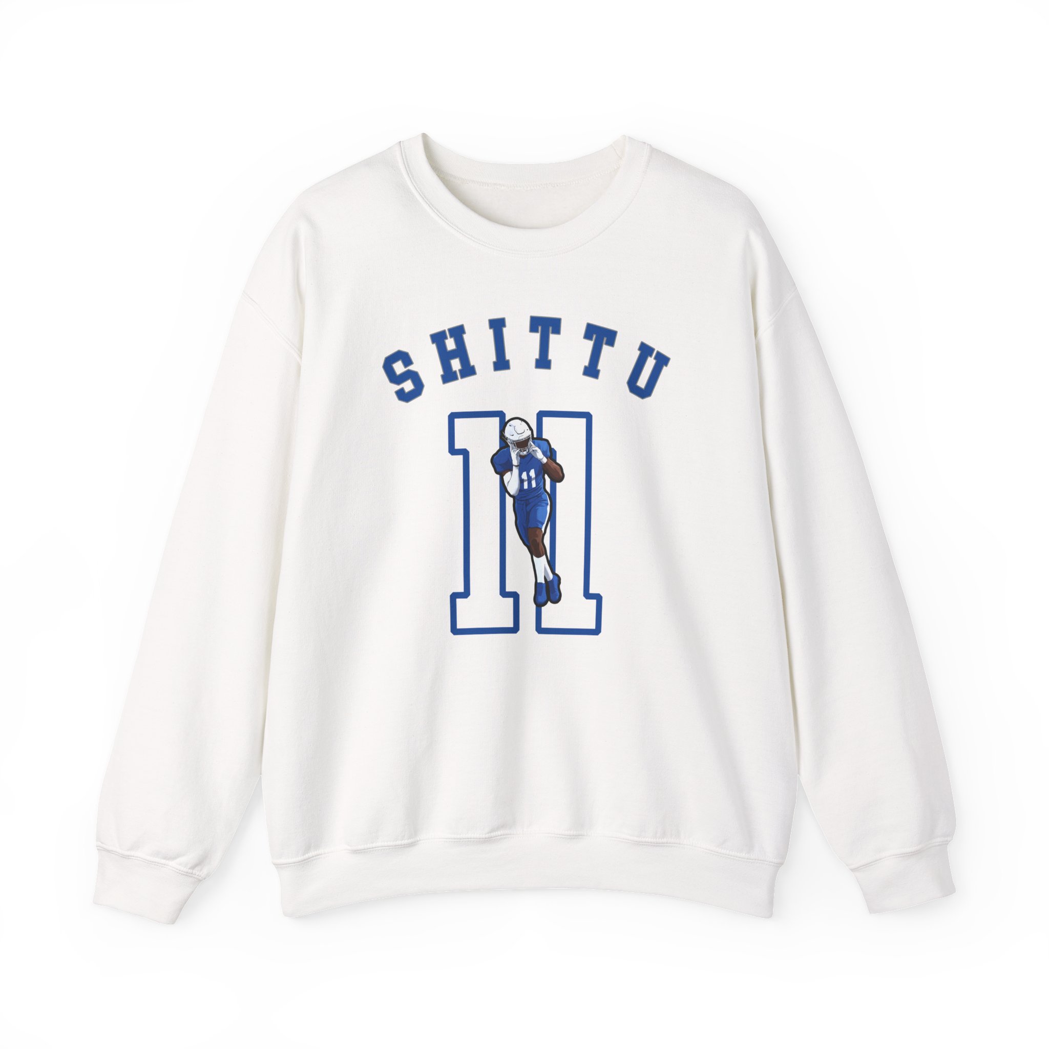 Crewneck Sweatshirt — character_shirsey_arch in White