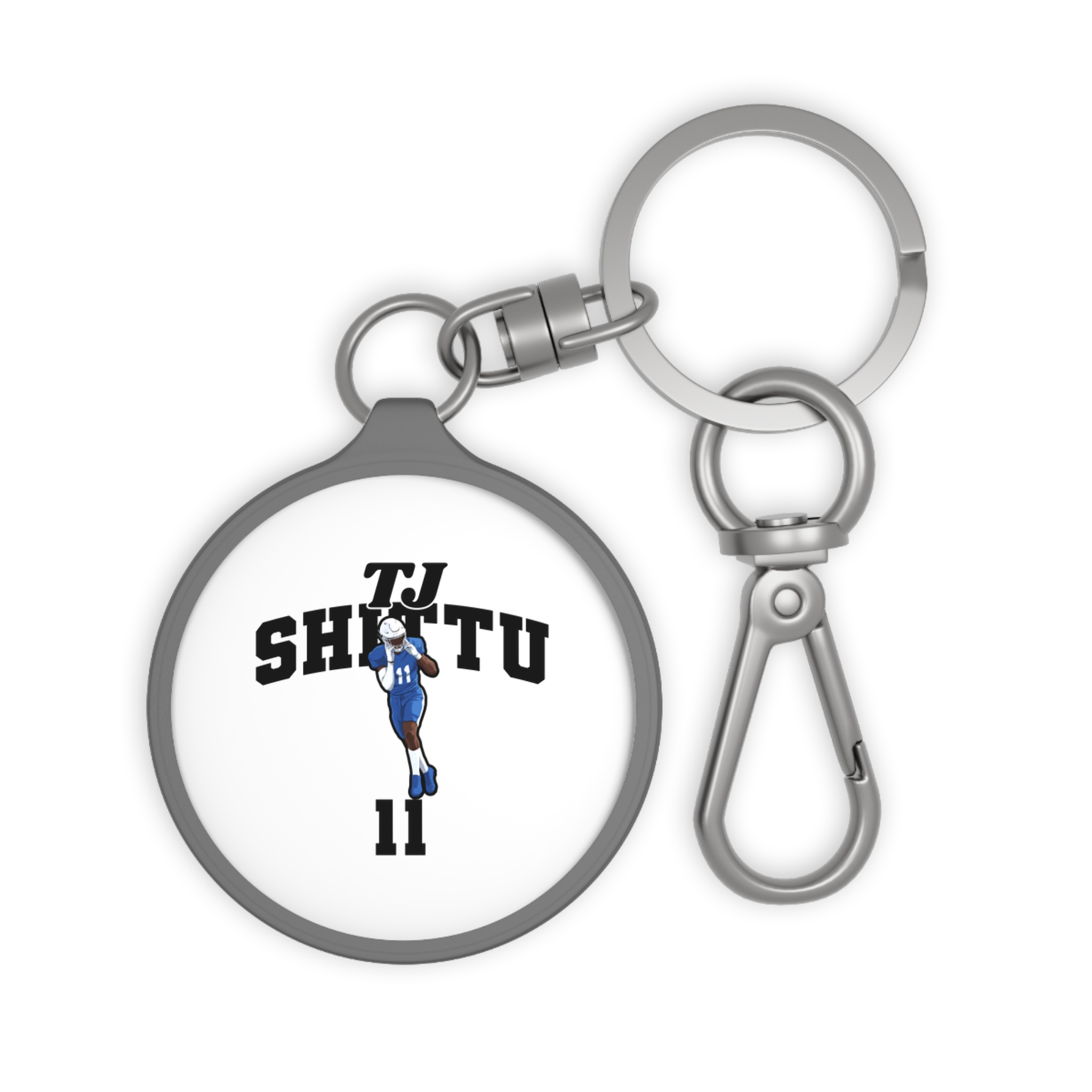 Keychain — character_signature_arch in Grey