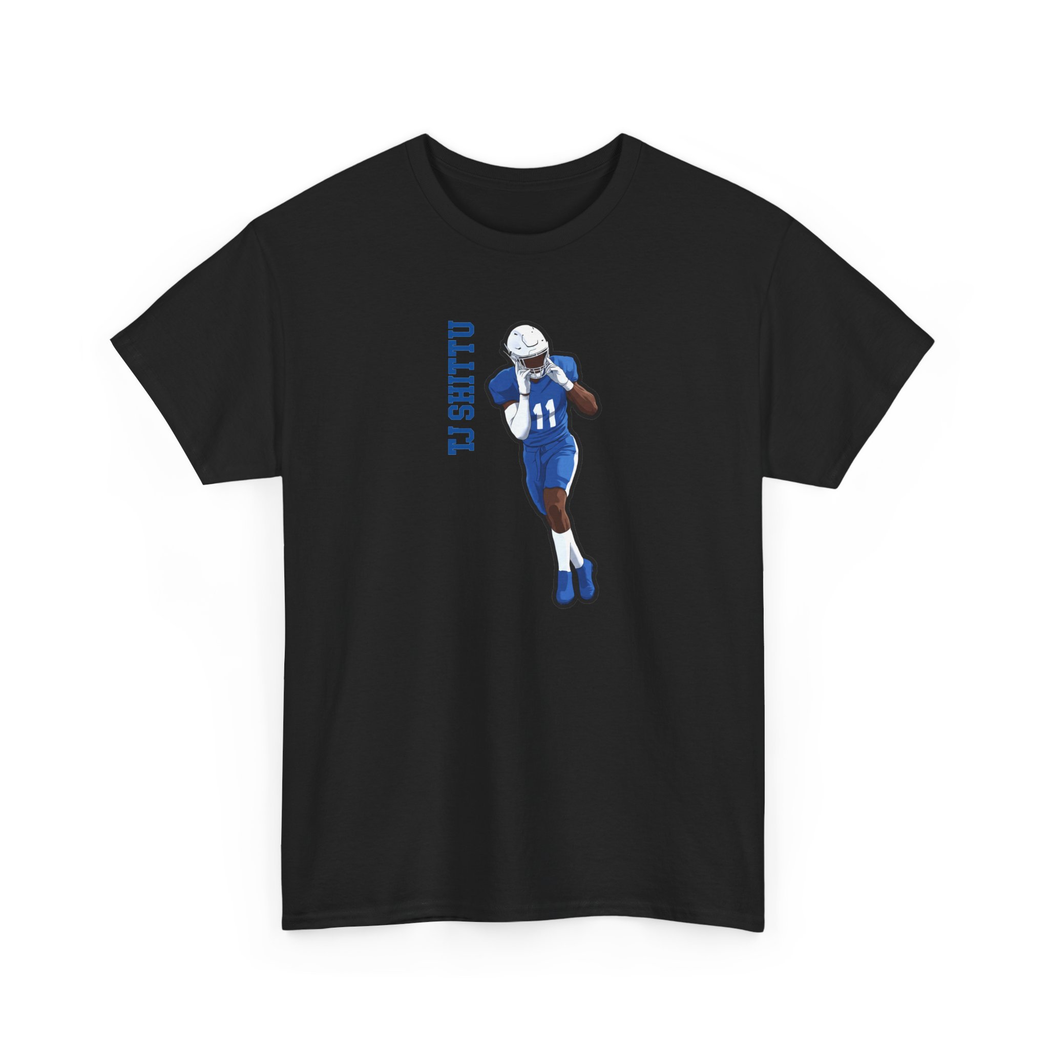 Tee — character_name_vertical in Black