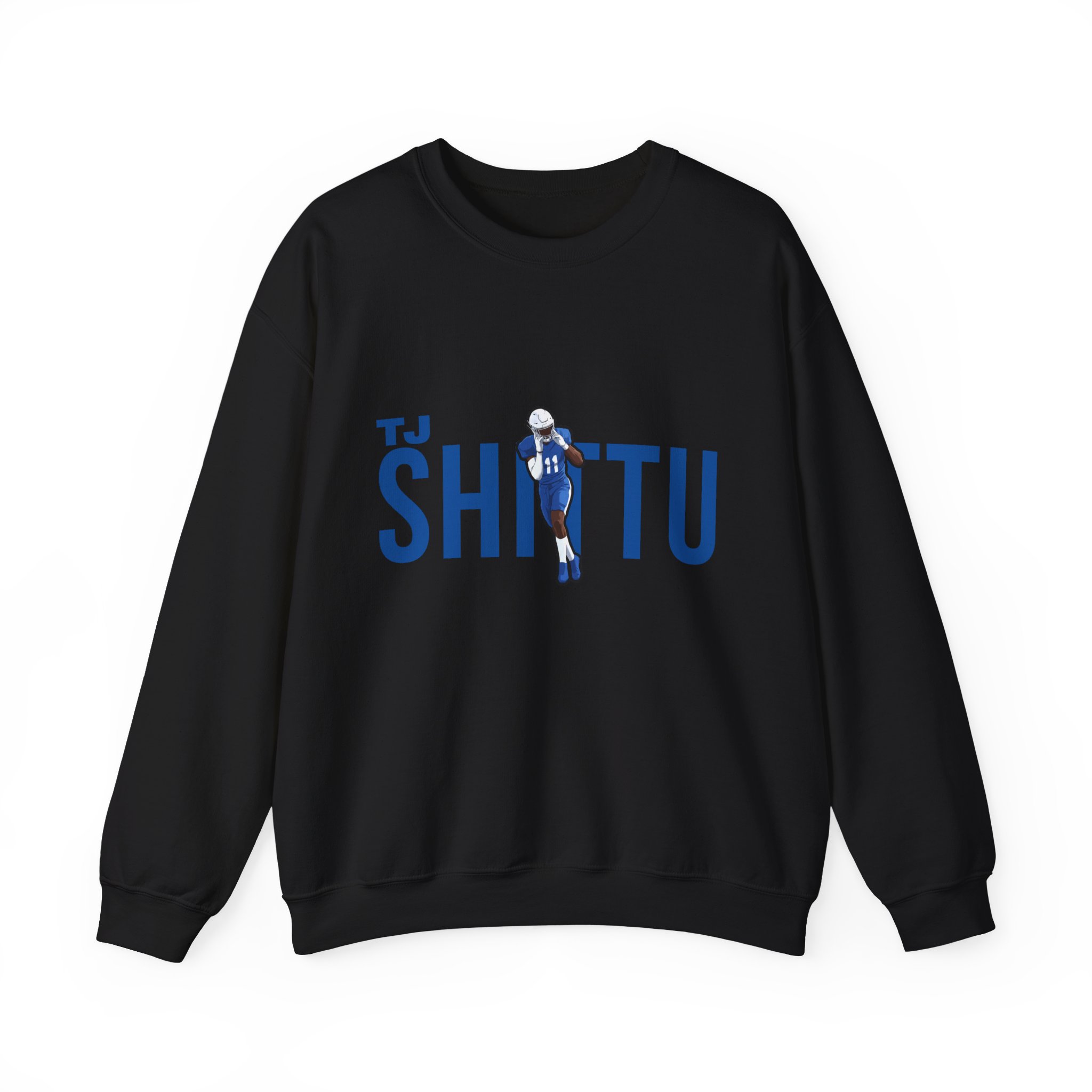 Crewneck Sweatshirt — character_player_name in Black