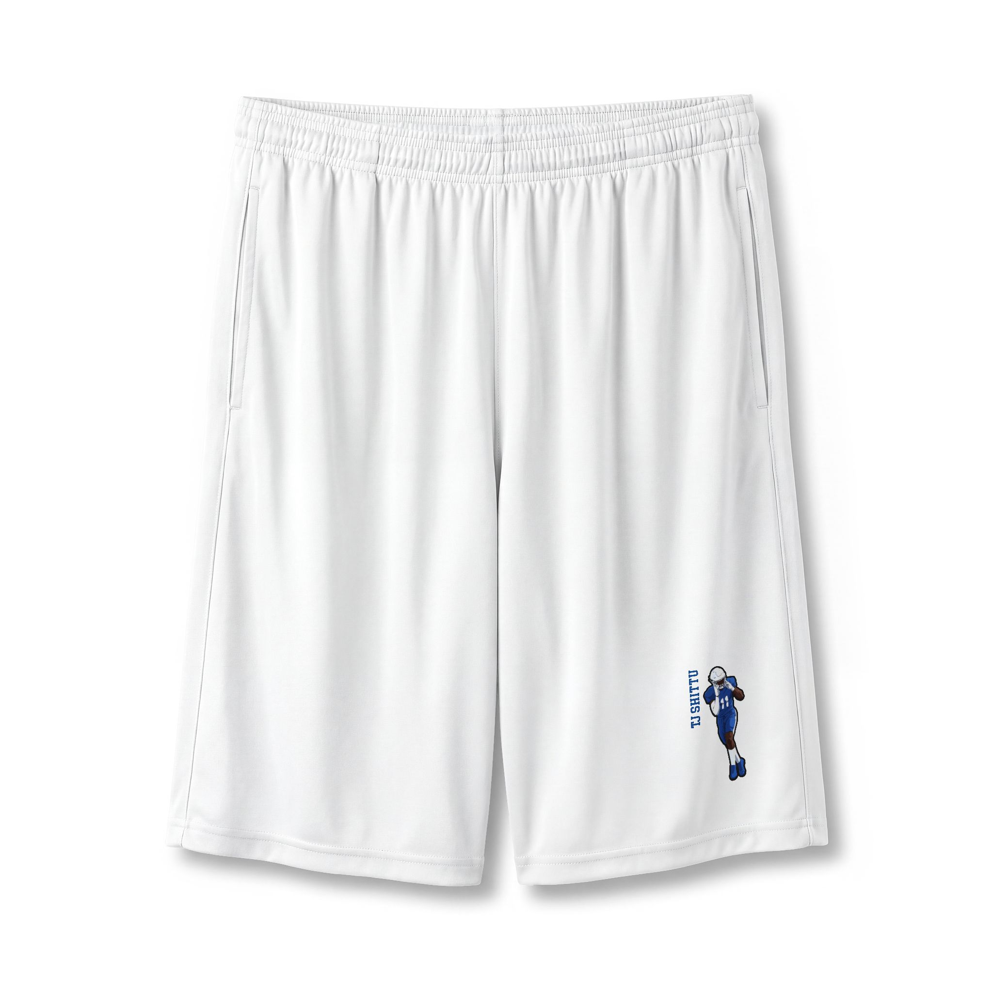 Shorts — character_name_vertical in White