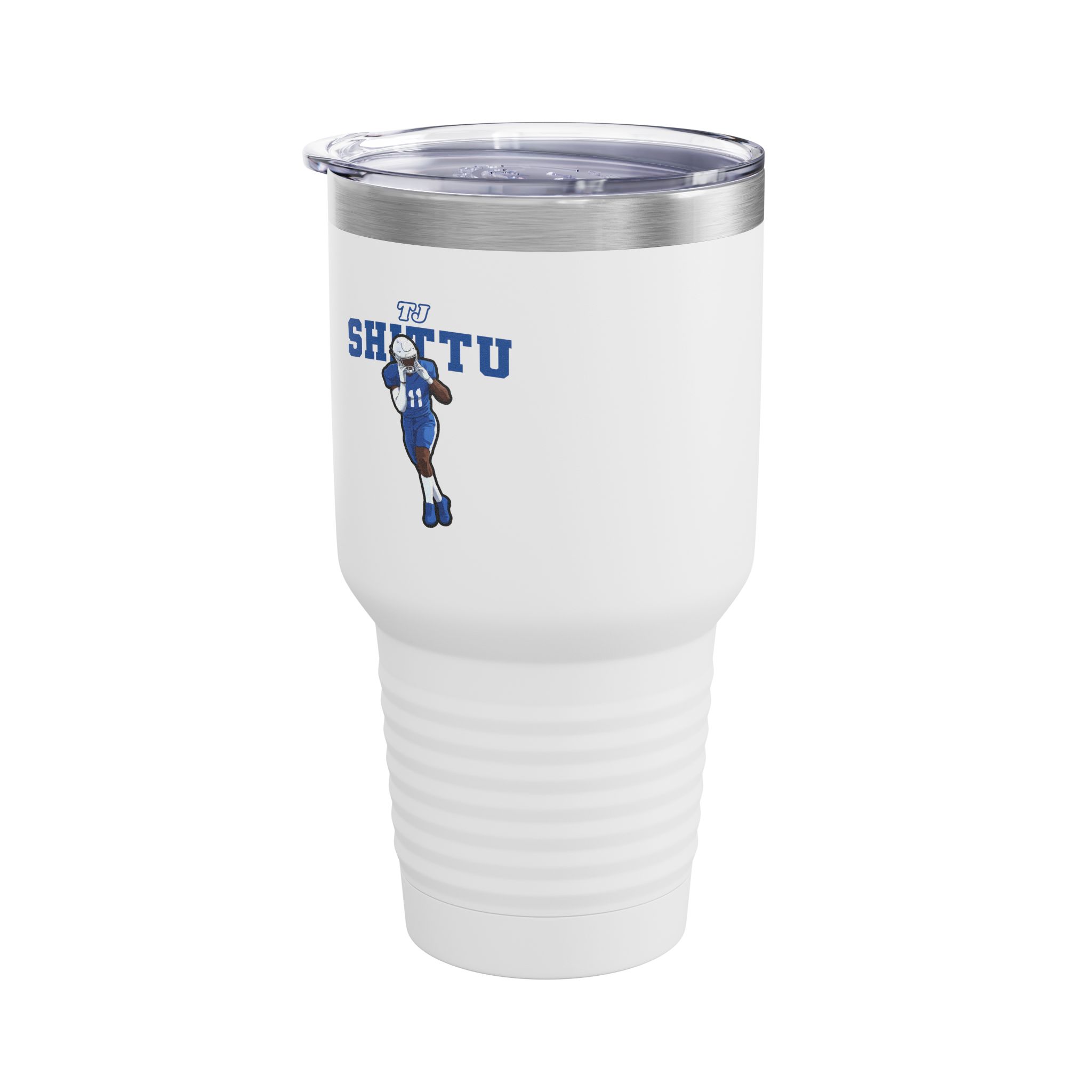 30oz Tumbler — character_name_arch in White