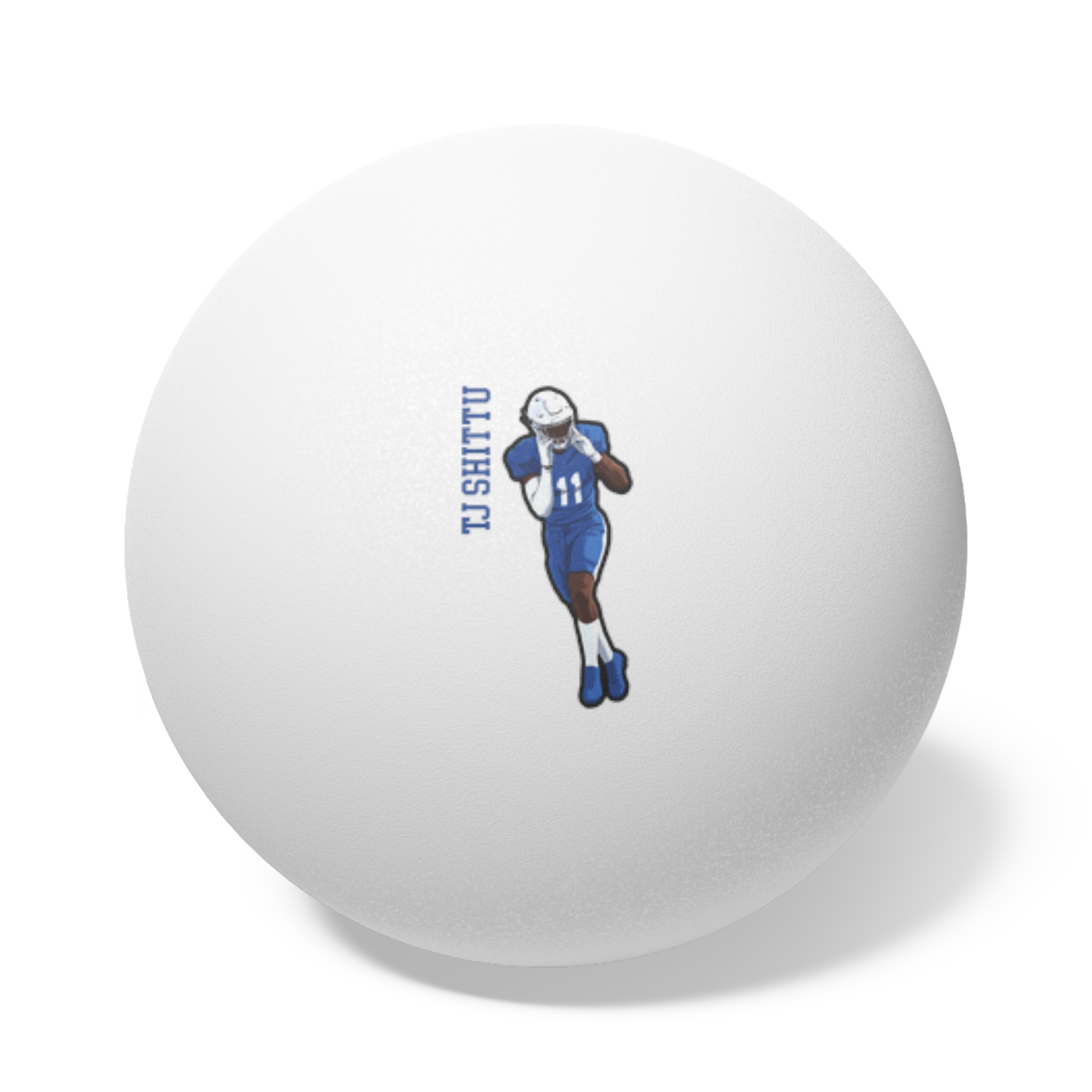Ping Pong Balls, 6 pcs — character_name_vertical in White