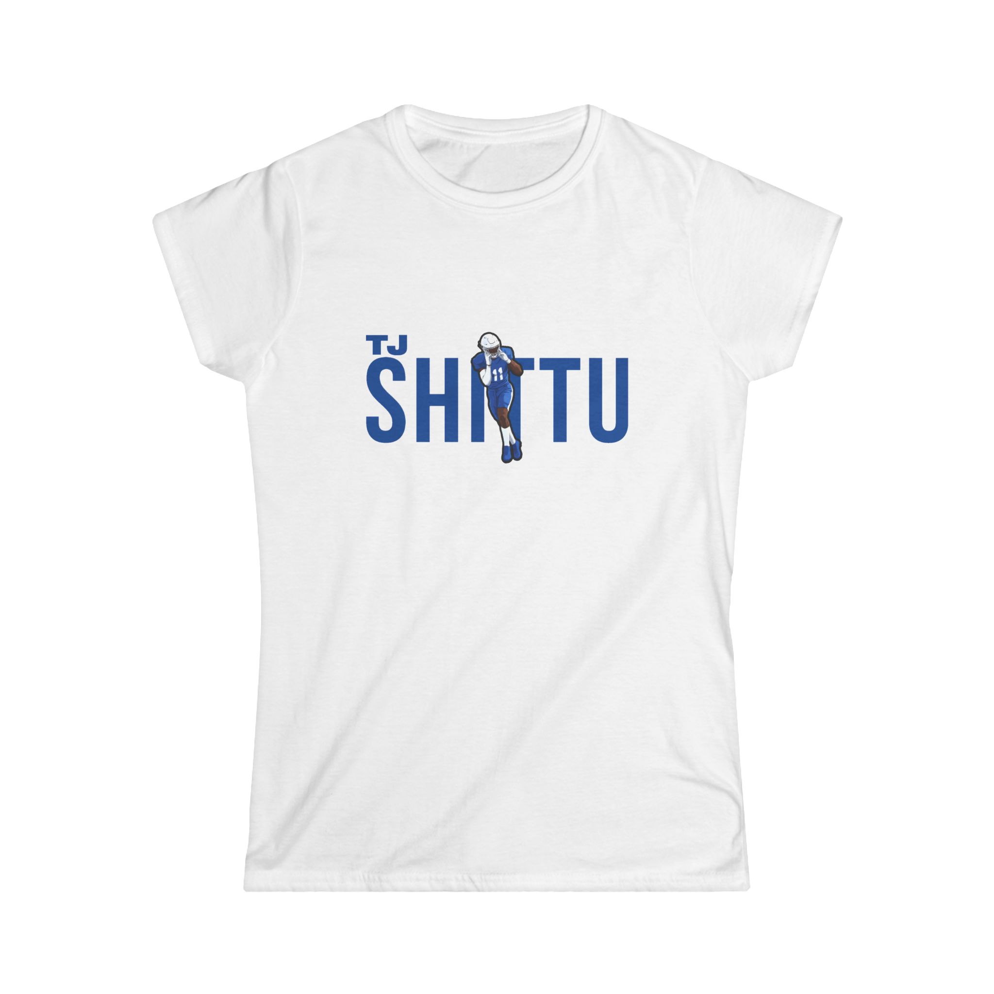 Women's Softstyle Tee — character_player_name in White