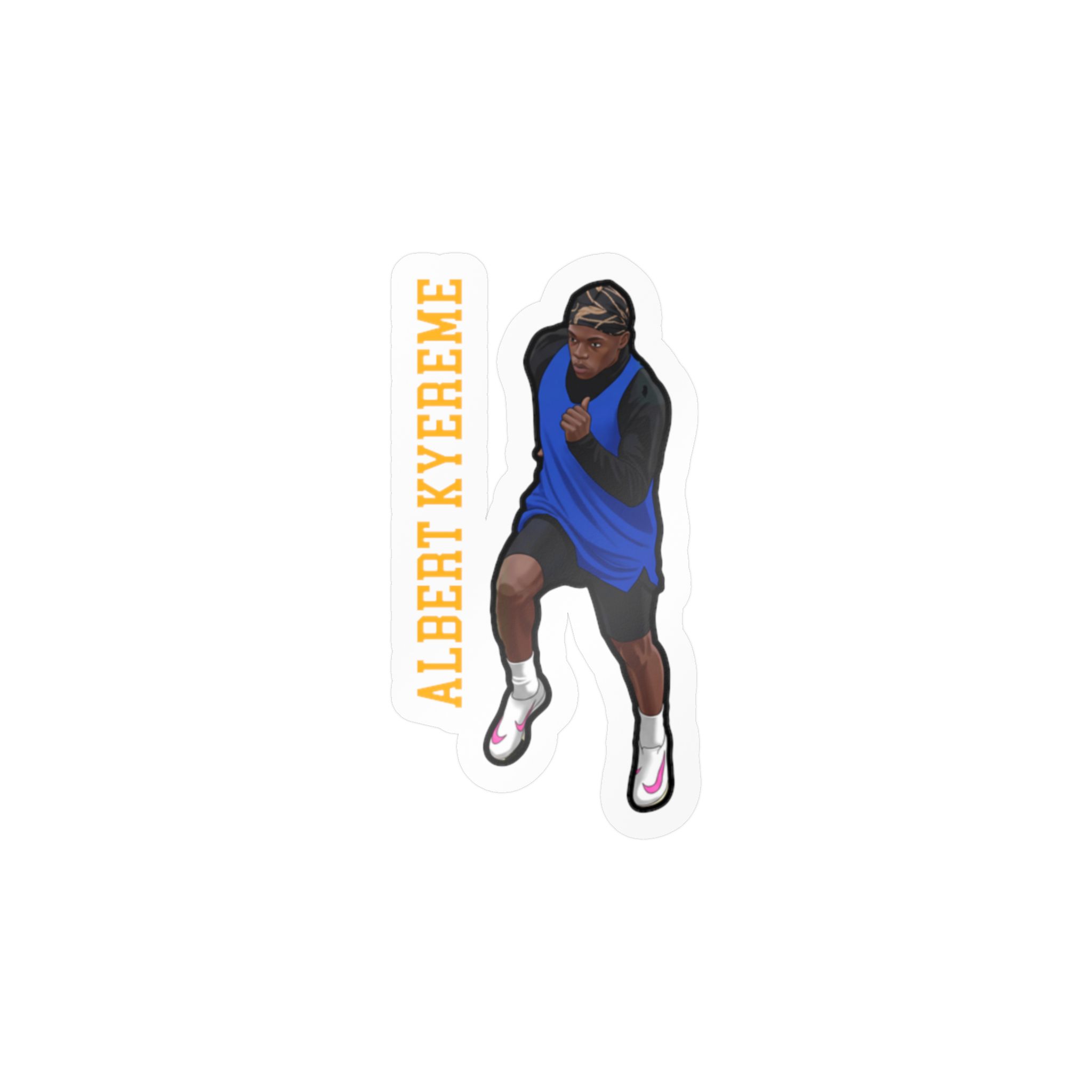 Vinyl Sticker — character_name_vertical in Classic