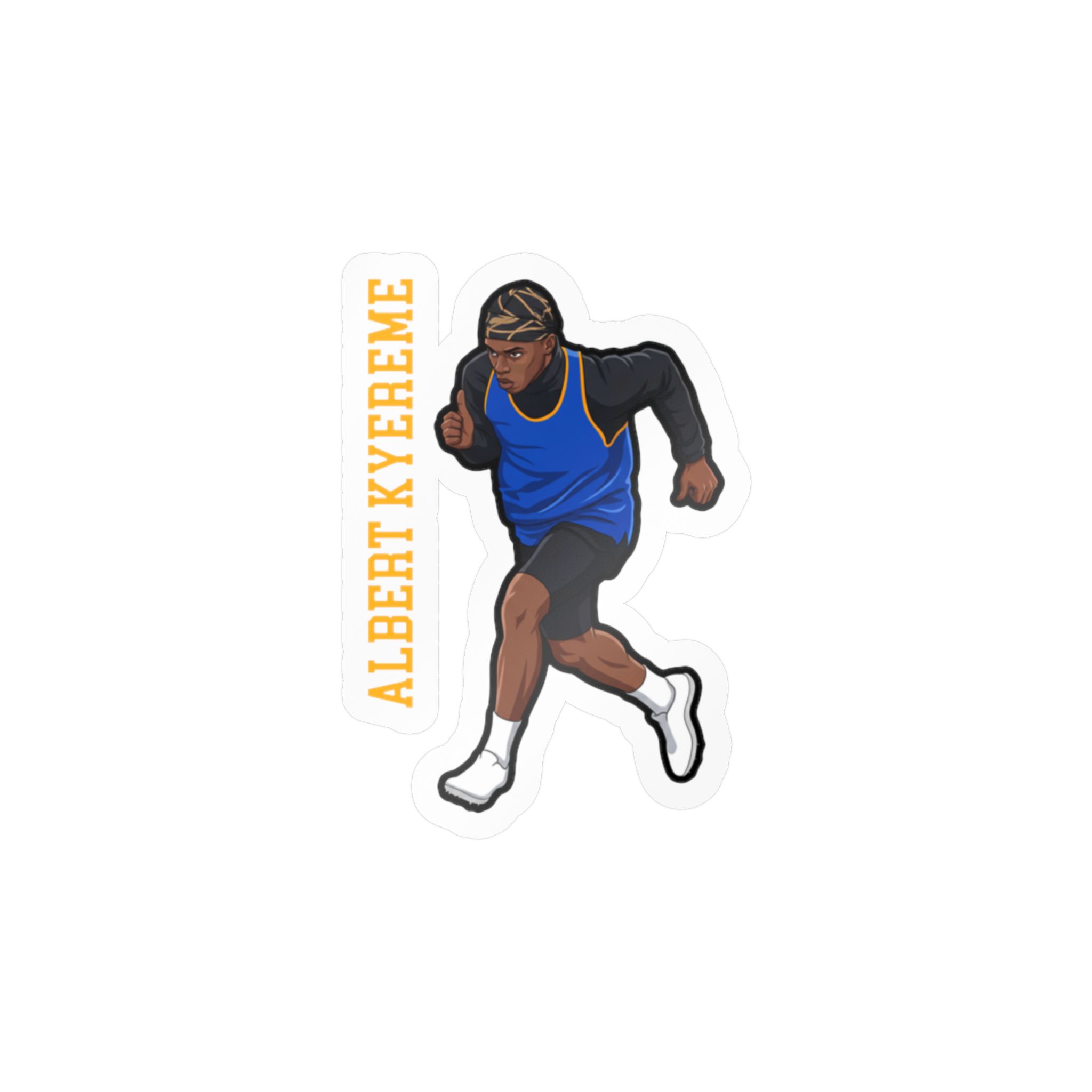 Vinyl Sticker — character_name_vertical in Classic