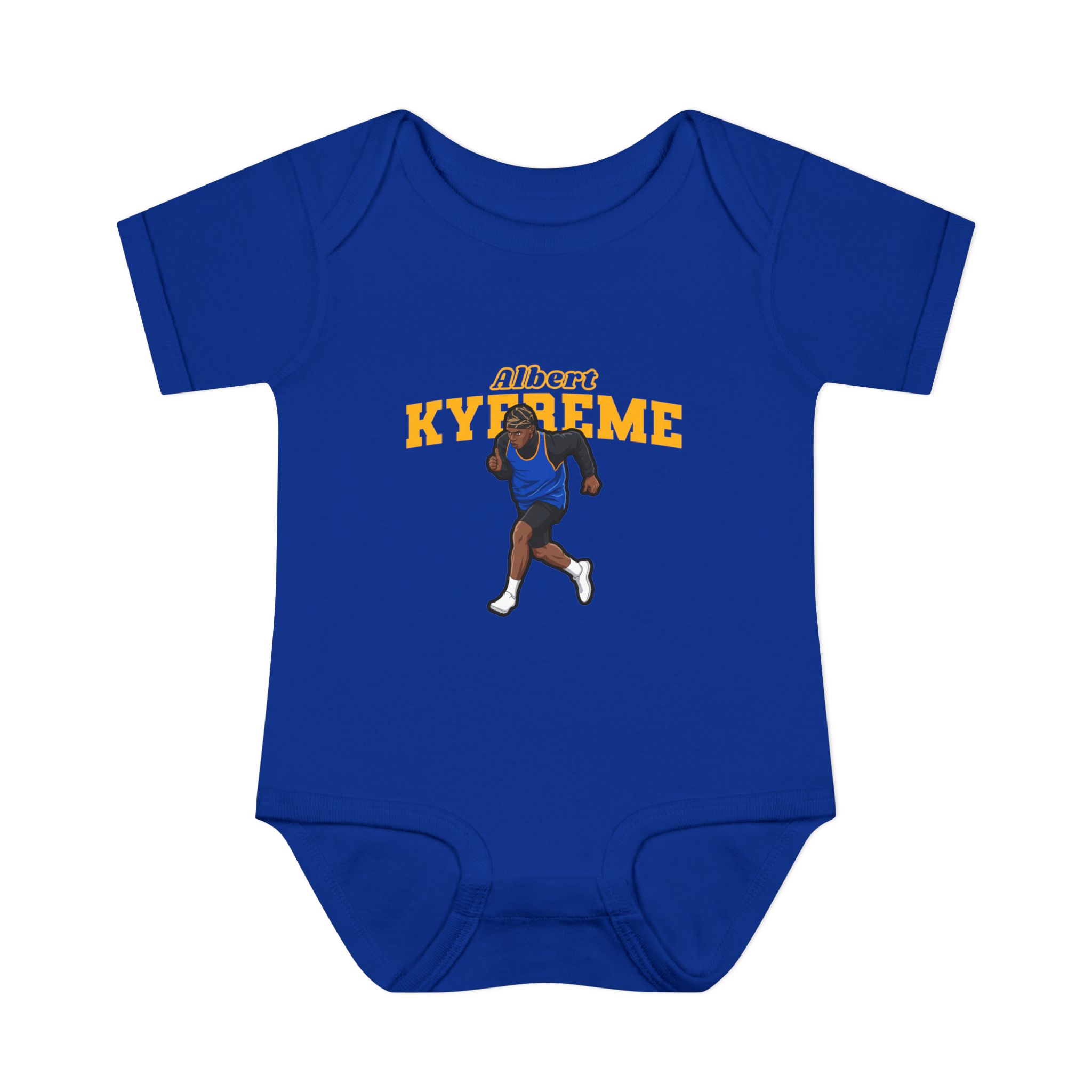 Baby Onesie — character_name_arch in Royal