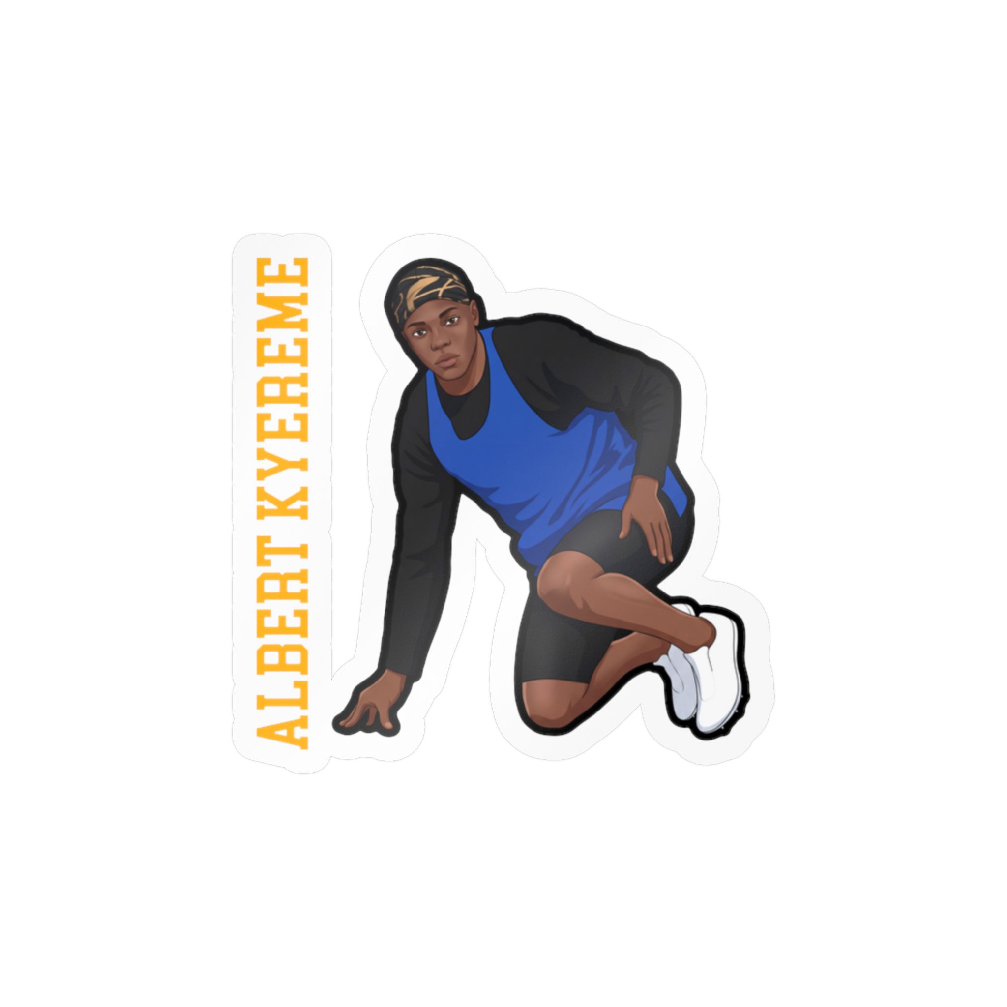 Vinyl Sticker — character_name_vertical in Classic